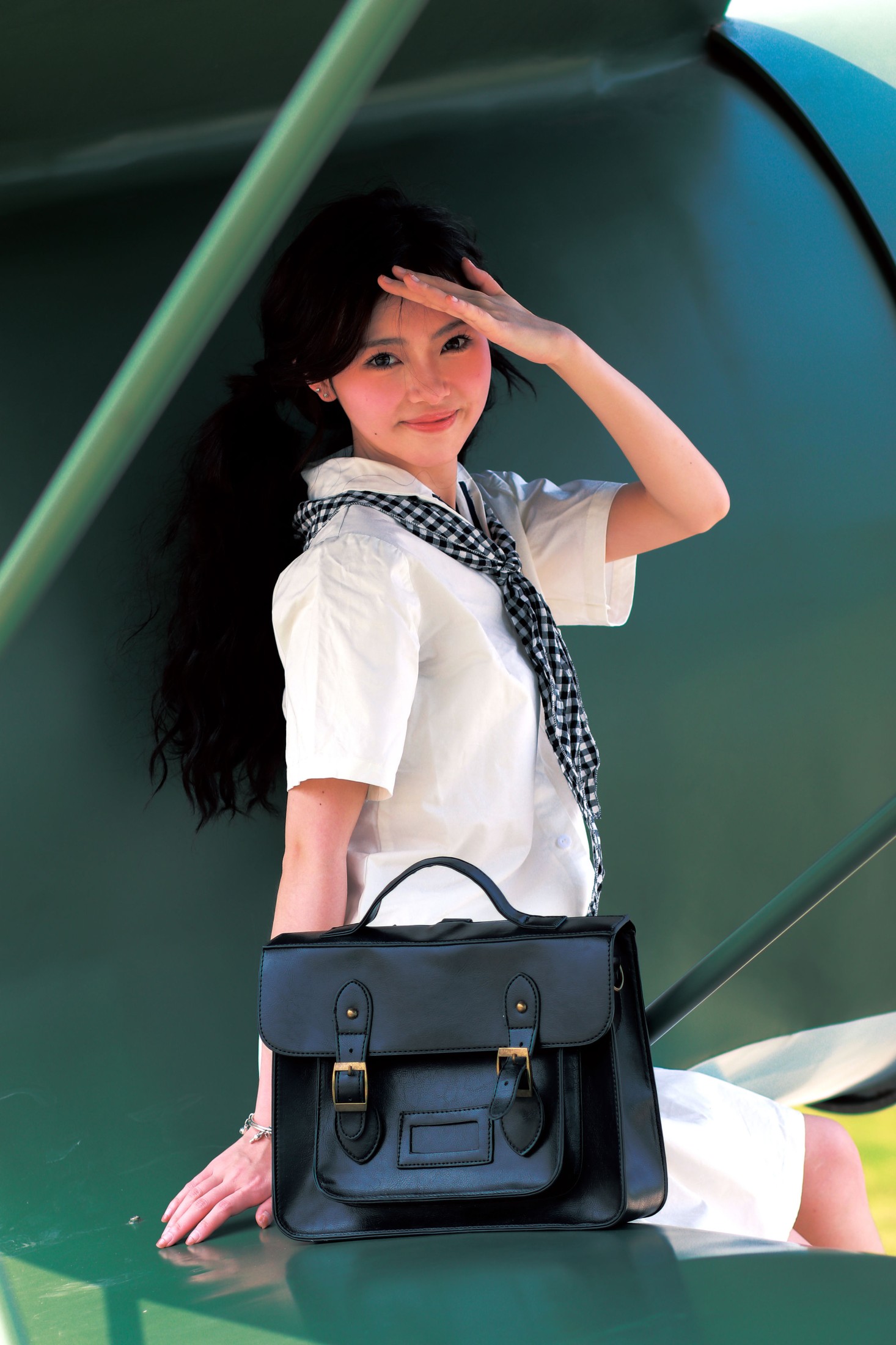 鹿离 – 《复古画册～飞机上的少女》[17P] 插图4