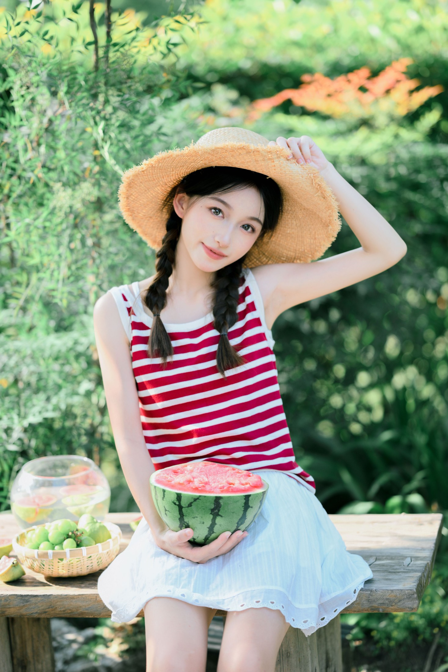 林淼鑫 – 《夏日少女与红西瓜》[17P] 插图3