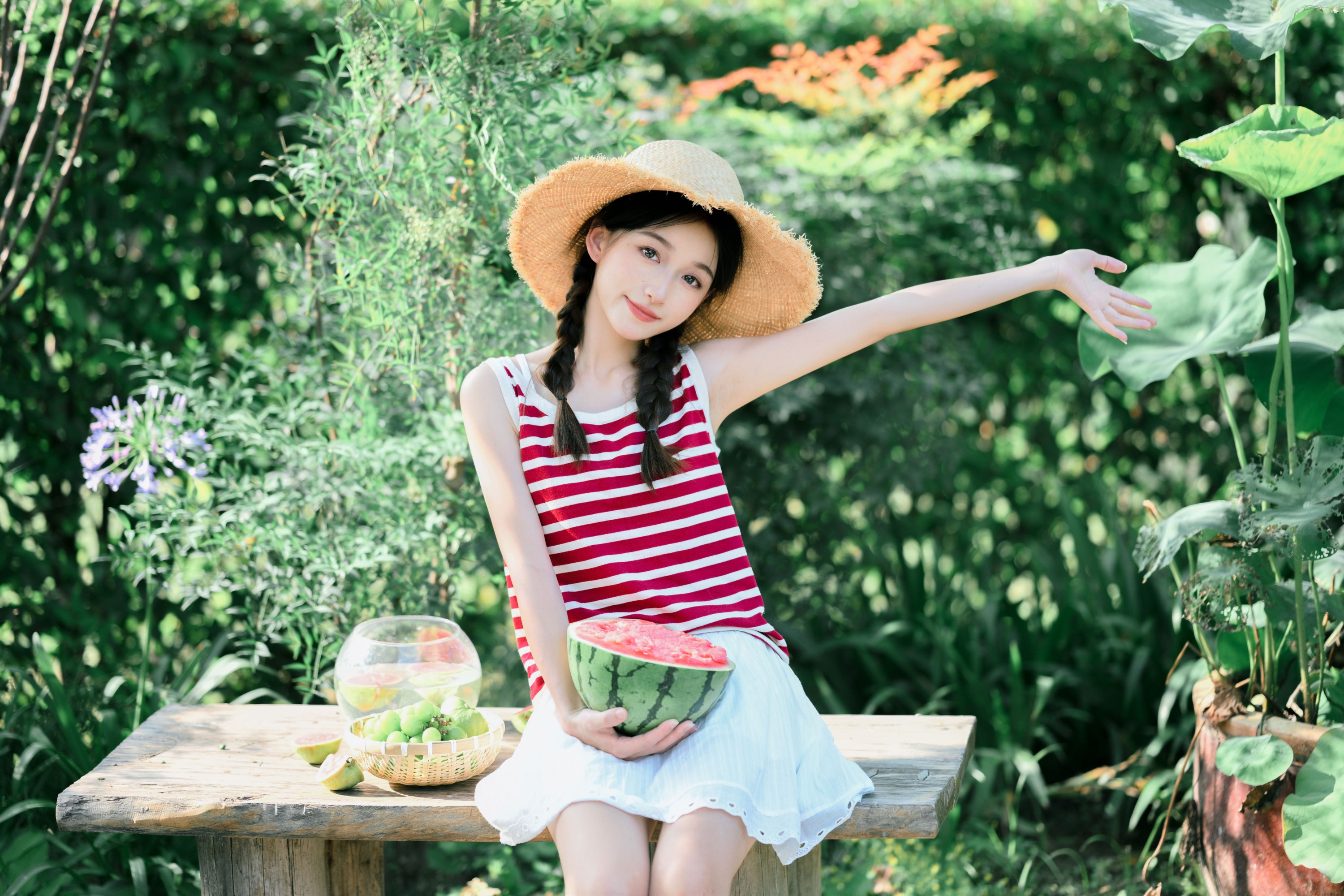 林淼鑫 – 《夏日少女与红西瓜》[17P] 插图4