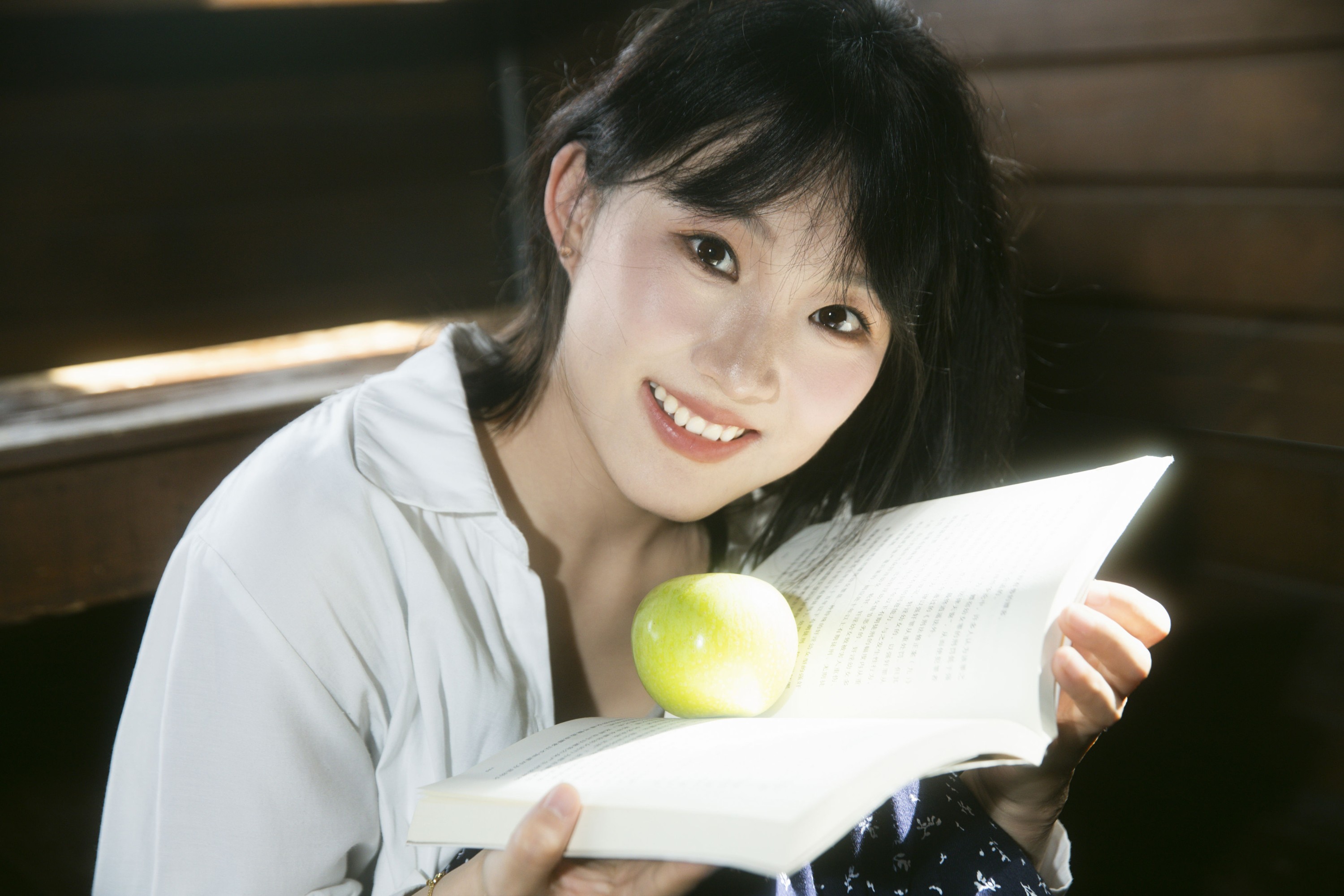 阿肖与猫 – 《小木屋青苹果》[29P]-66COS