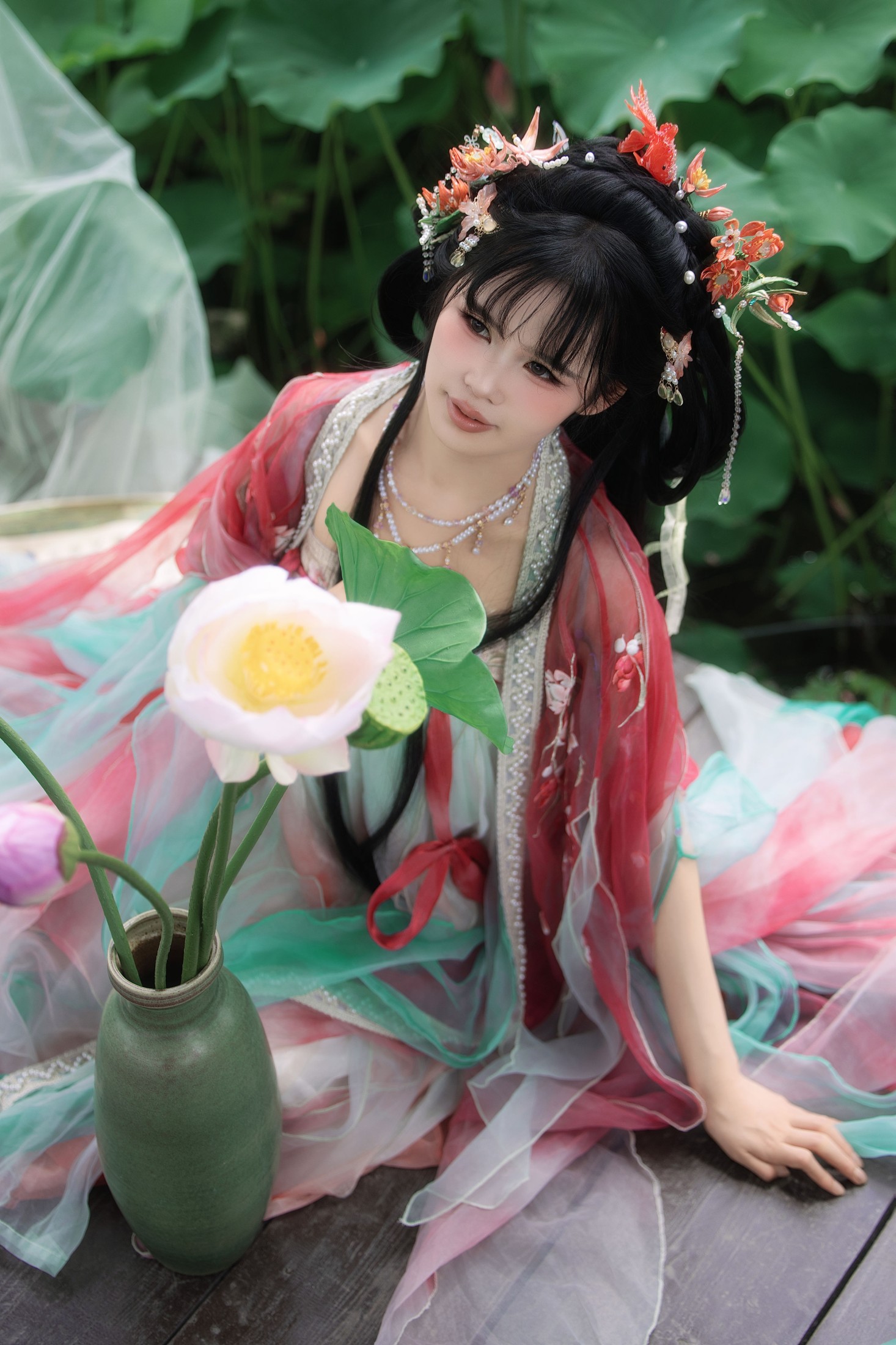 婳婳 – 《夏日荷花》[17P] 插图4