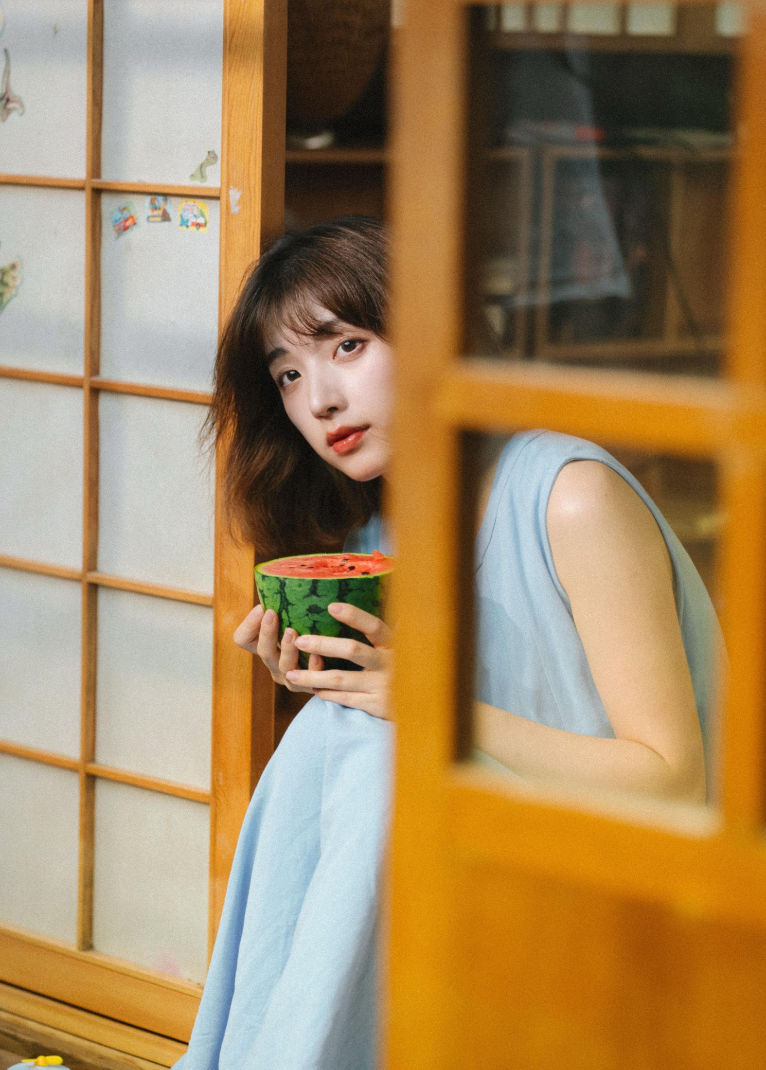 麻薯旎子 – 《尝一口西瓜味的夏天～》[60P] 插图2