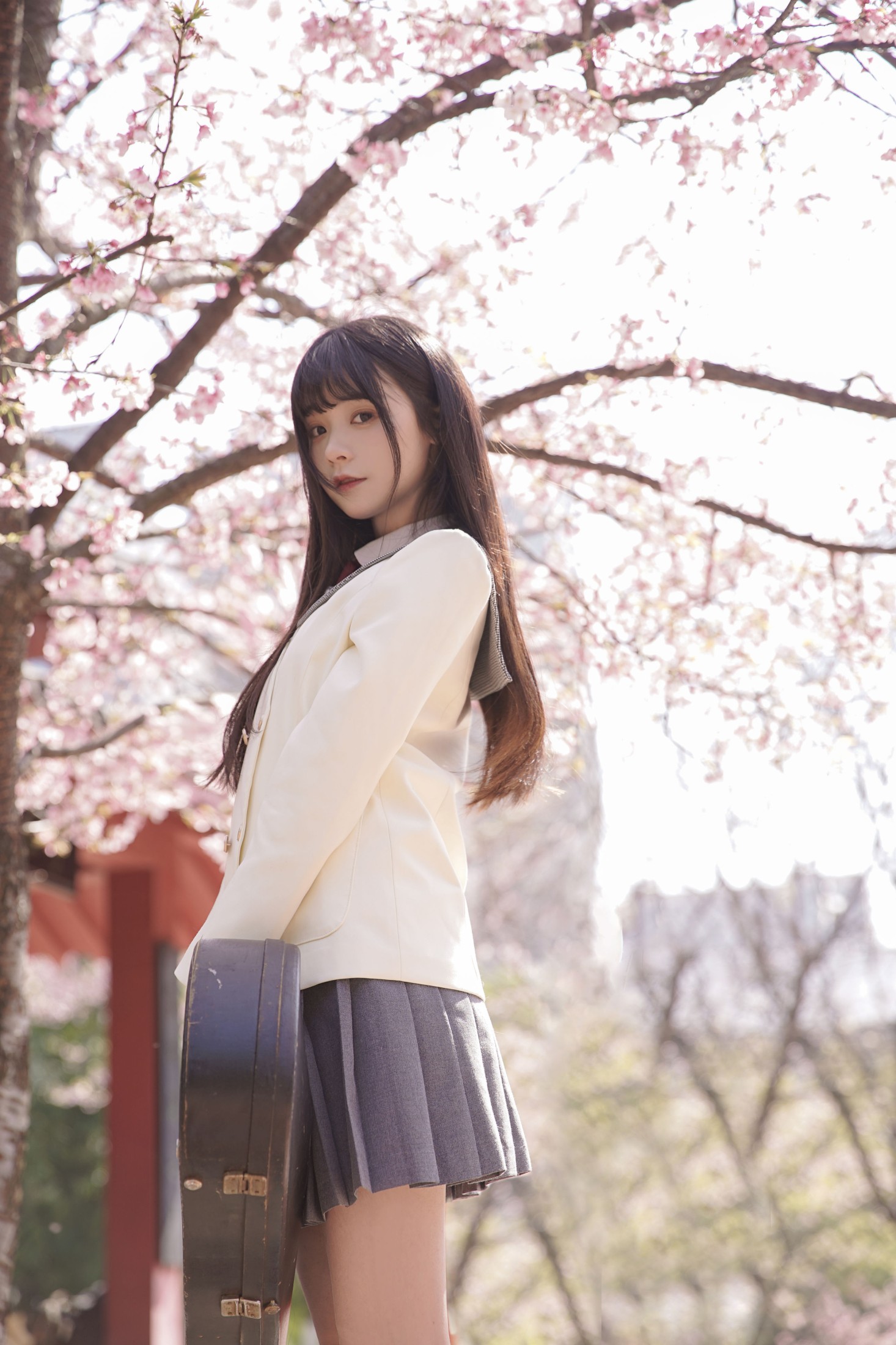 一只小沁 – 《樱花下的少女》[17P] 插图3