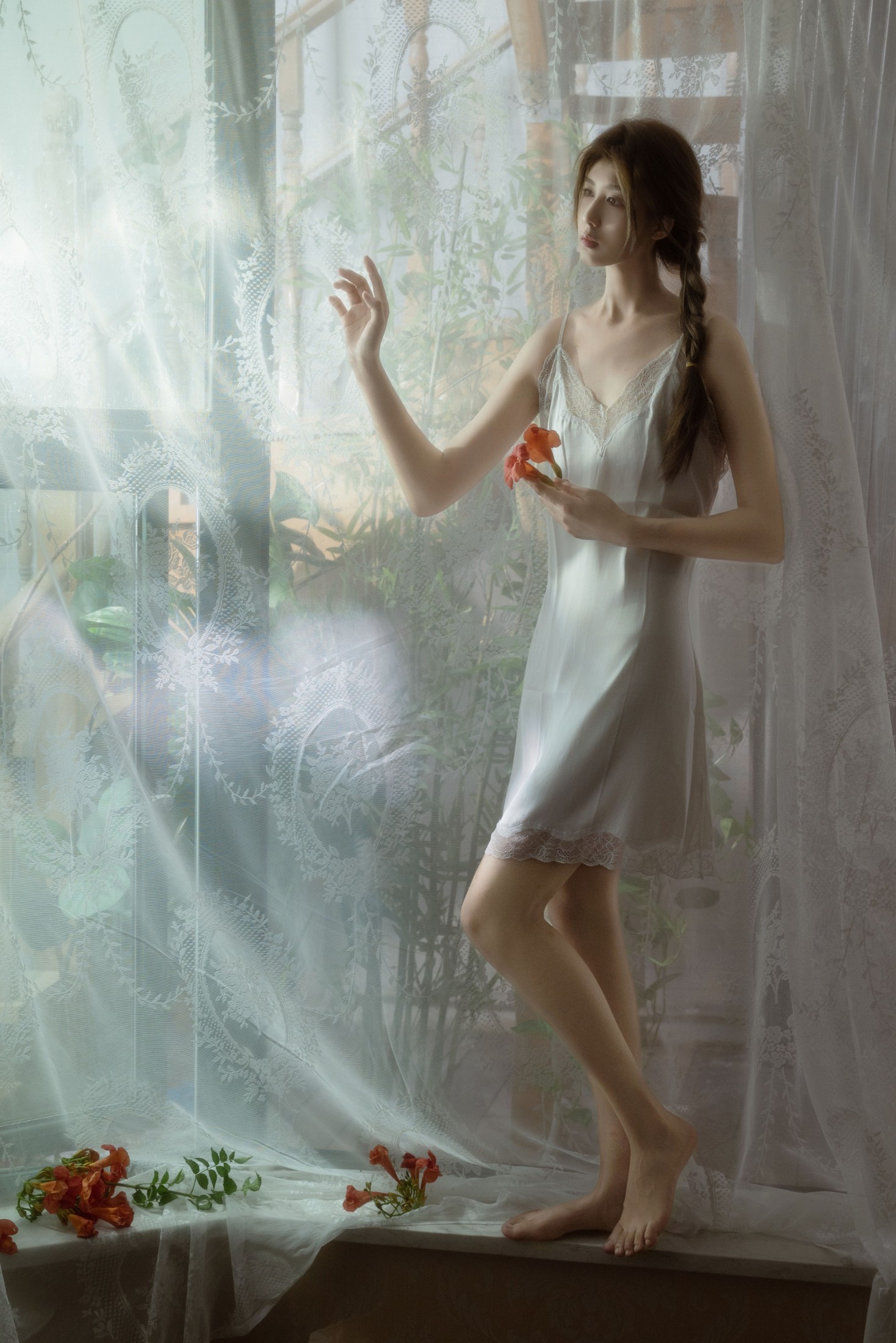 小雨 – 《雨花语》[27P]-66COS