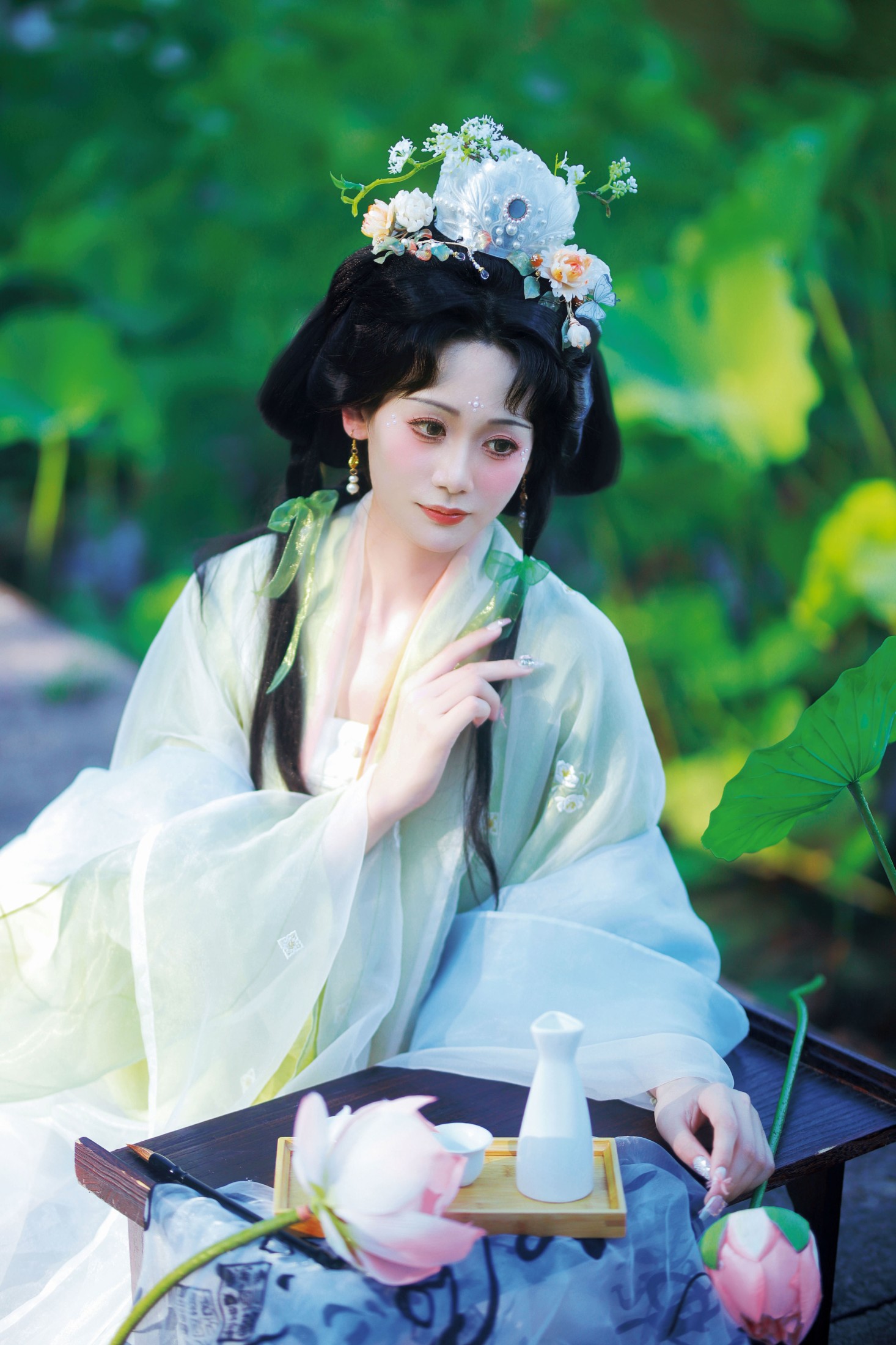 一只大大大李子 – 《荷塘月色》[17P]-66COS