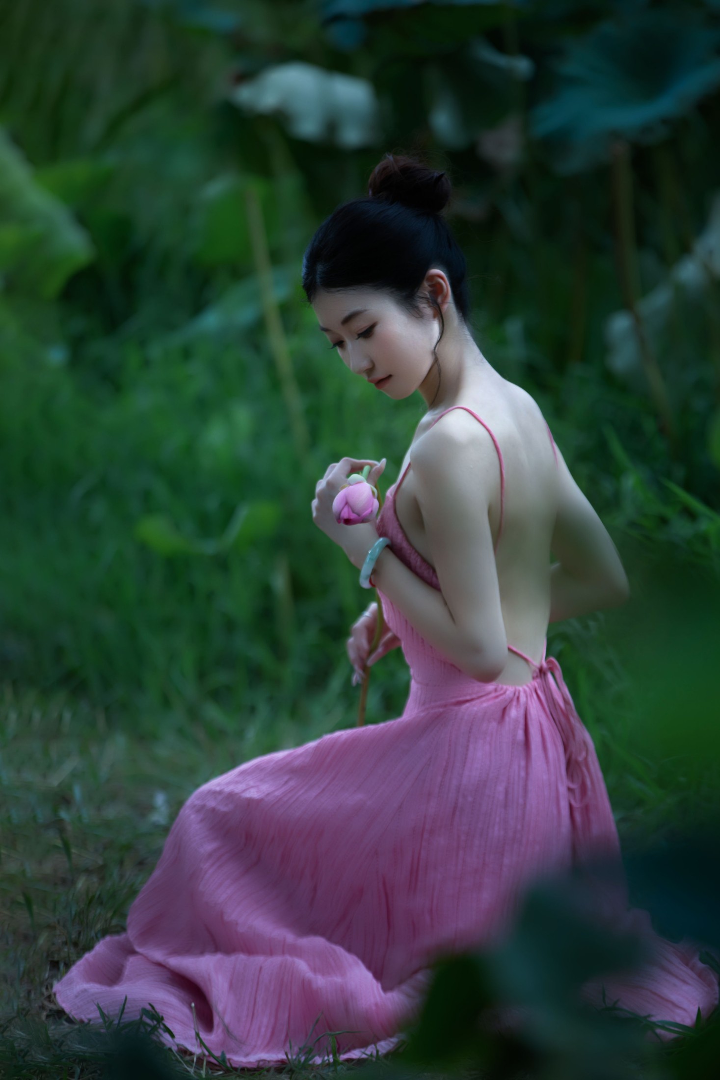 牛排小王子 – 《荷花与少女》[15P] 插图5