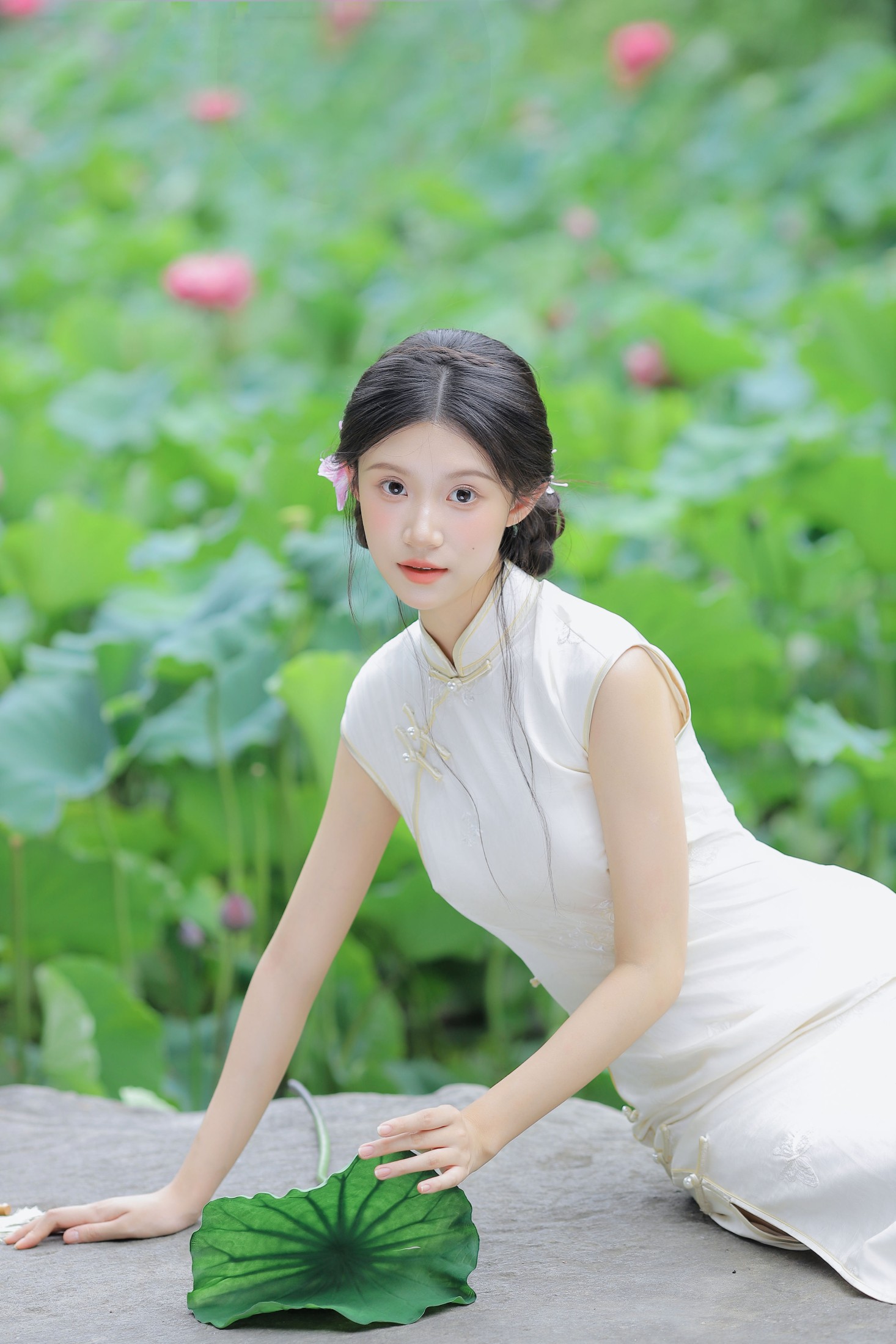 一口烧麦 – 《她似是一朵盈盈的芙蕖》[37P]-66COS