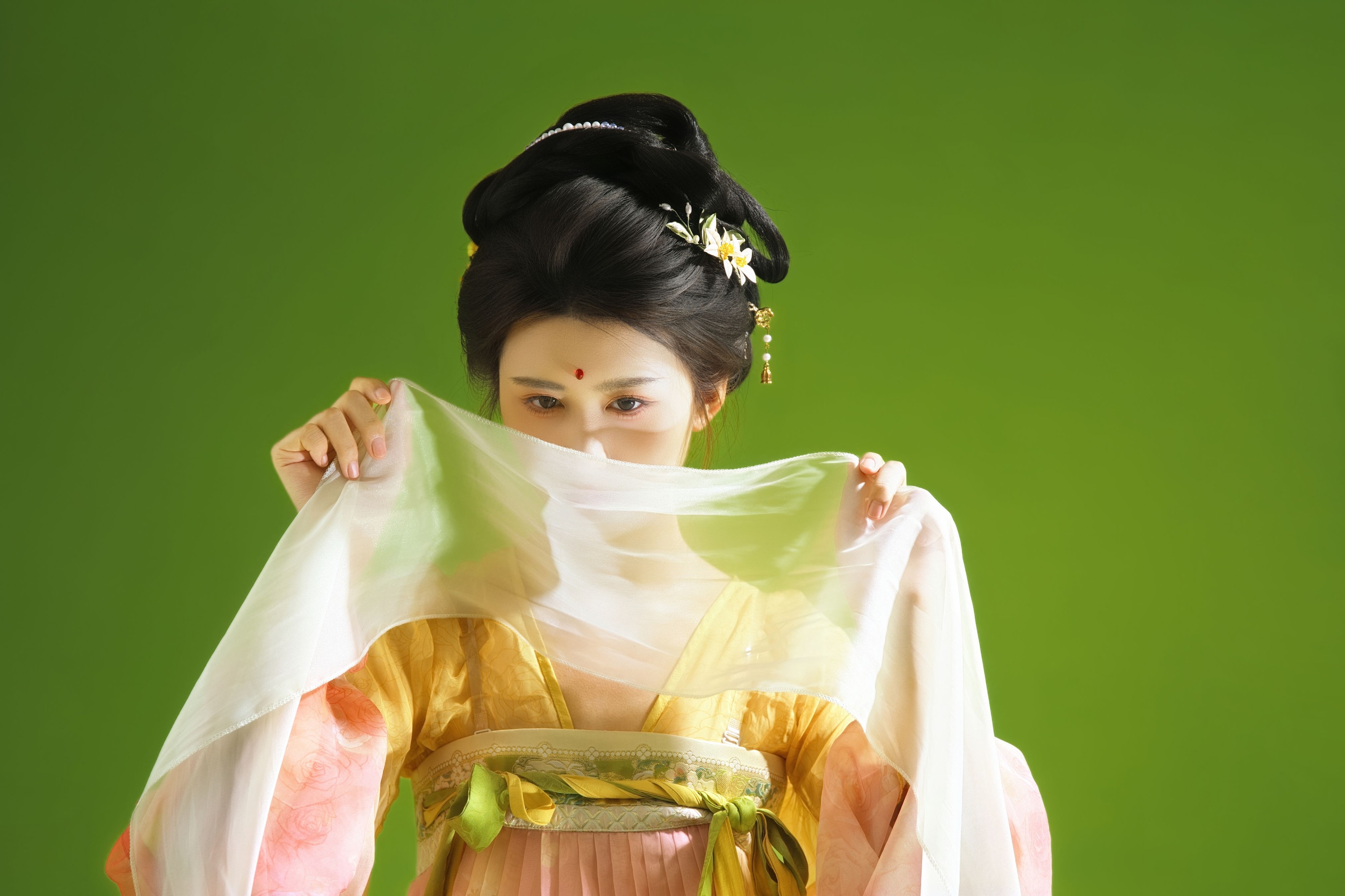 小雨 – 《绿色》[26P]-66COS
