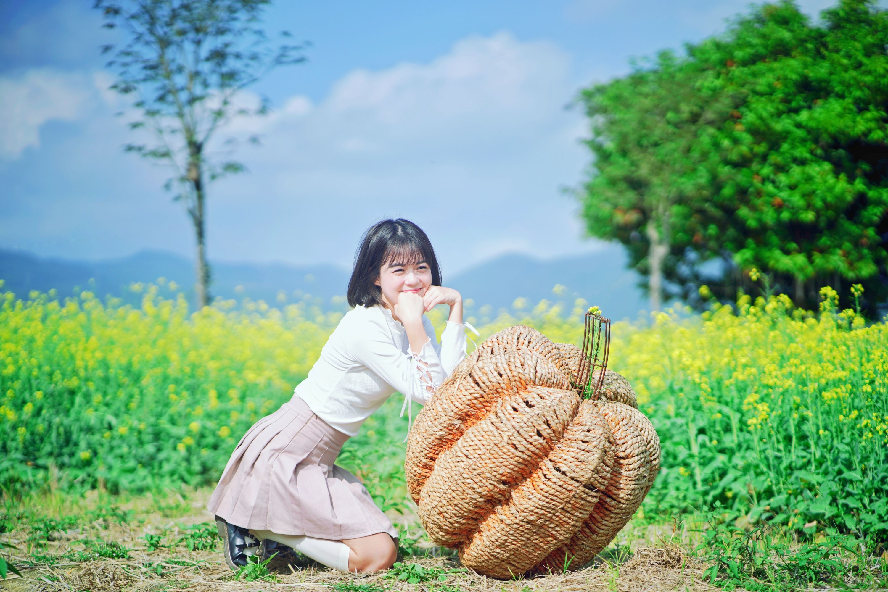 晓颖葵子 – 《春日花田元气少女》[21P]-66COS