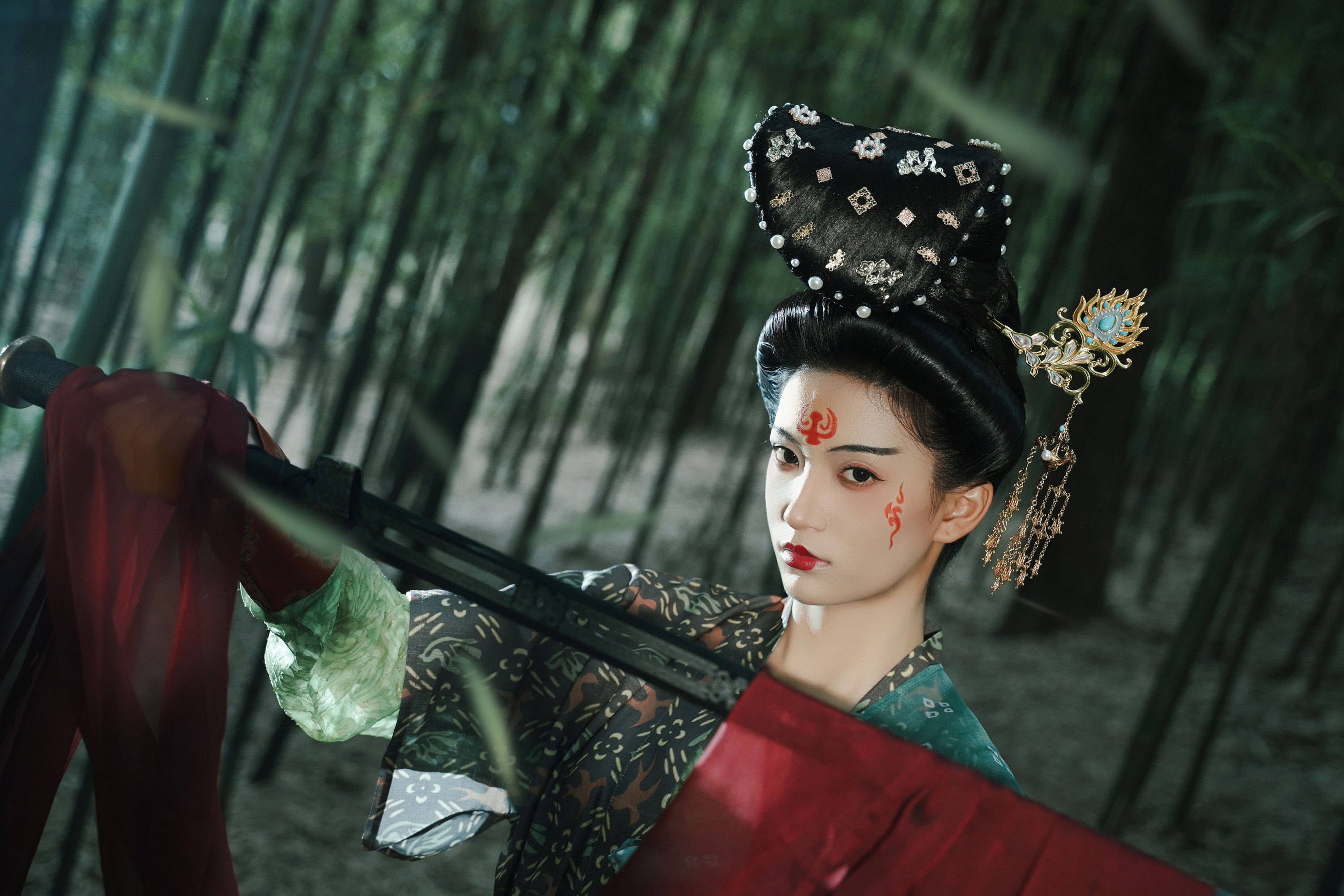 周粥 – 《野心比美貌更锋利》[17P]-66COS