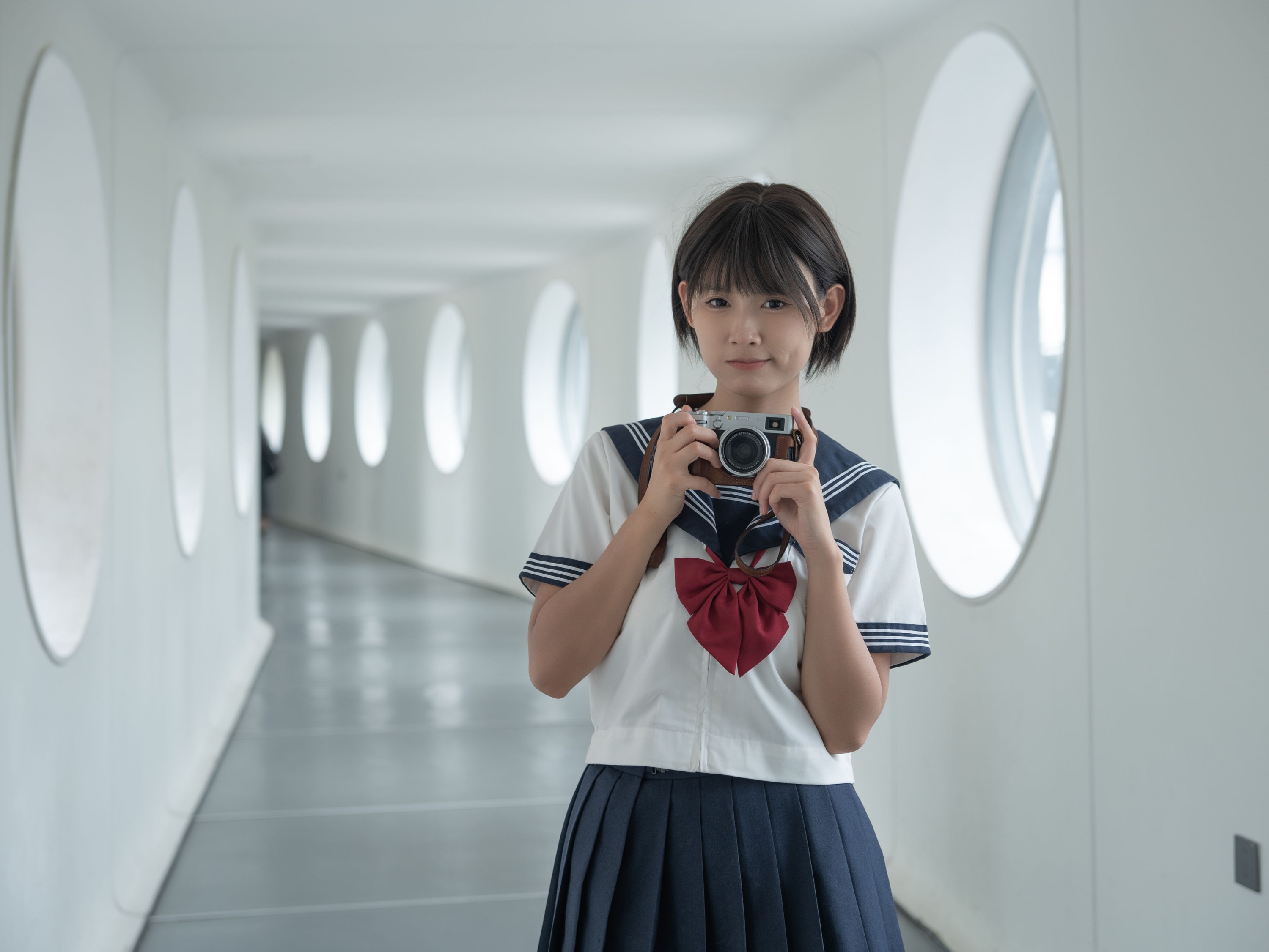 喜欢kimo真不错 – 《制服少女：夏天与清风的碎片》[52P]-66COS