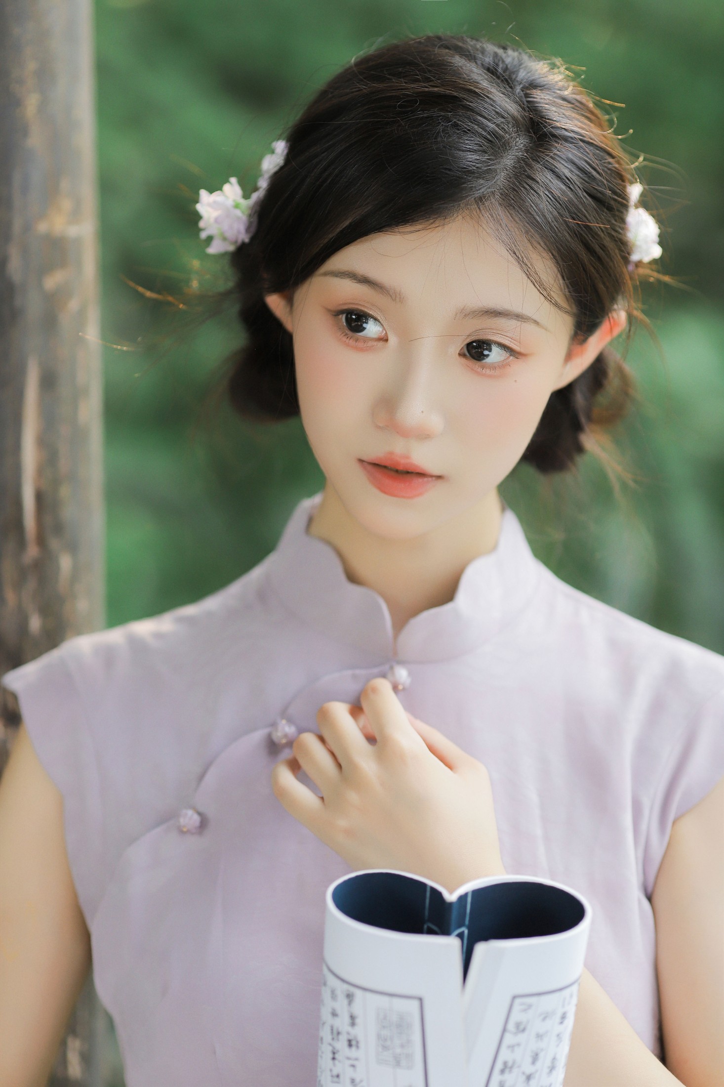 一口烧麦 – 《暮春烟霞》[22P]-66COS
