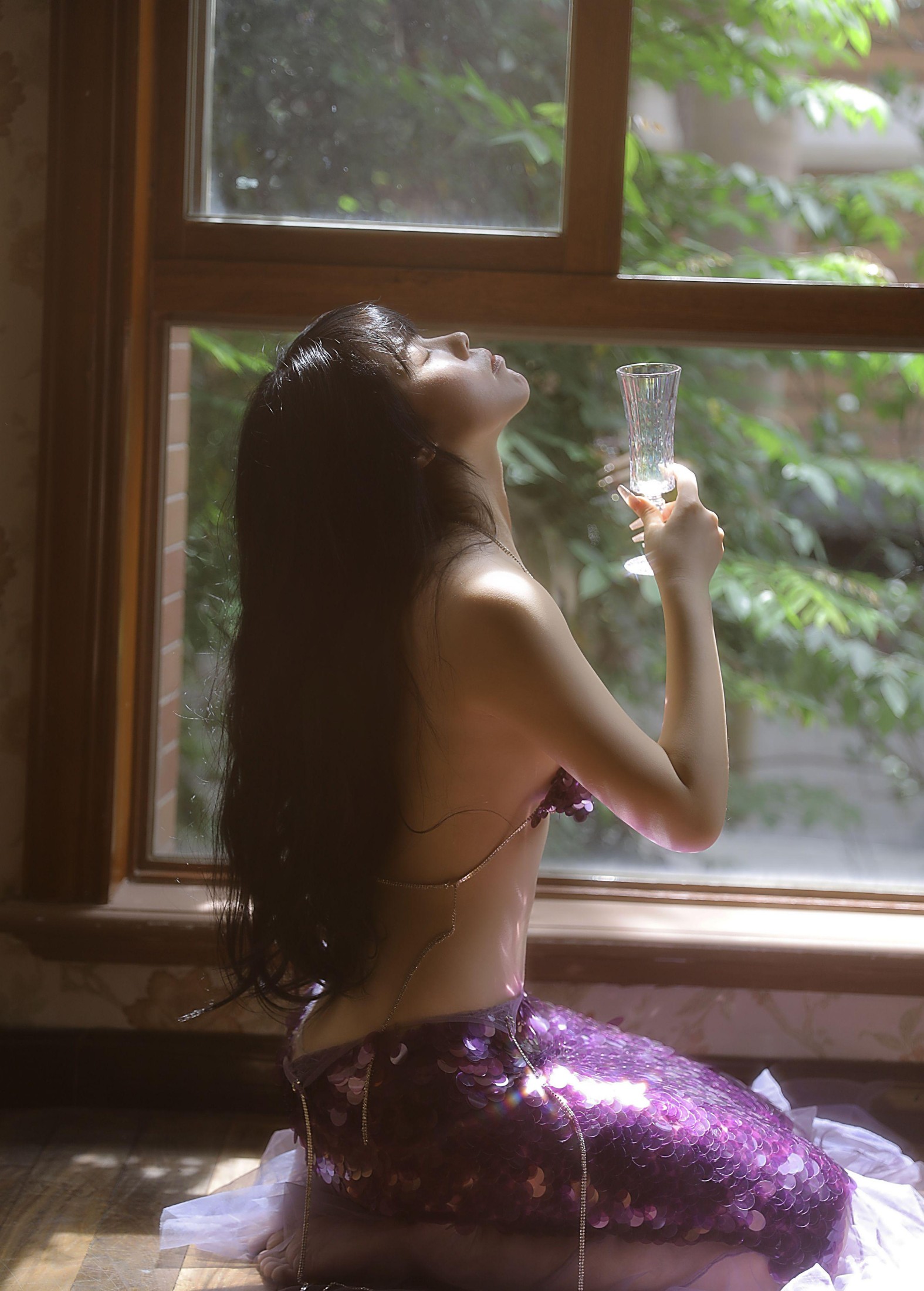 小熊草莓果酱牛奶 – 《她心心念念的紫》[28P]-66COS