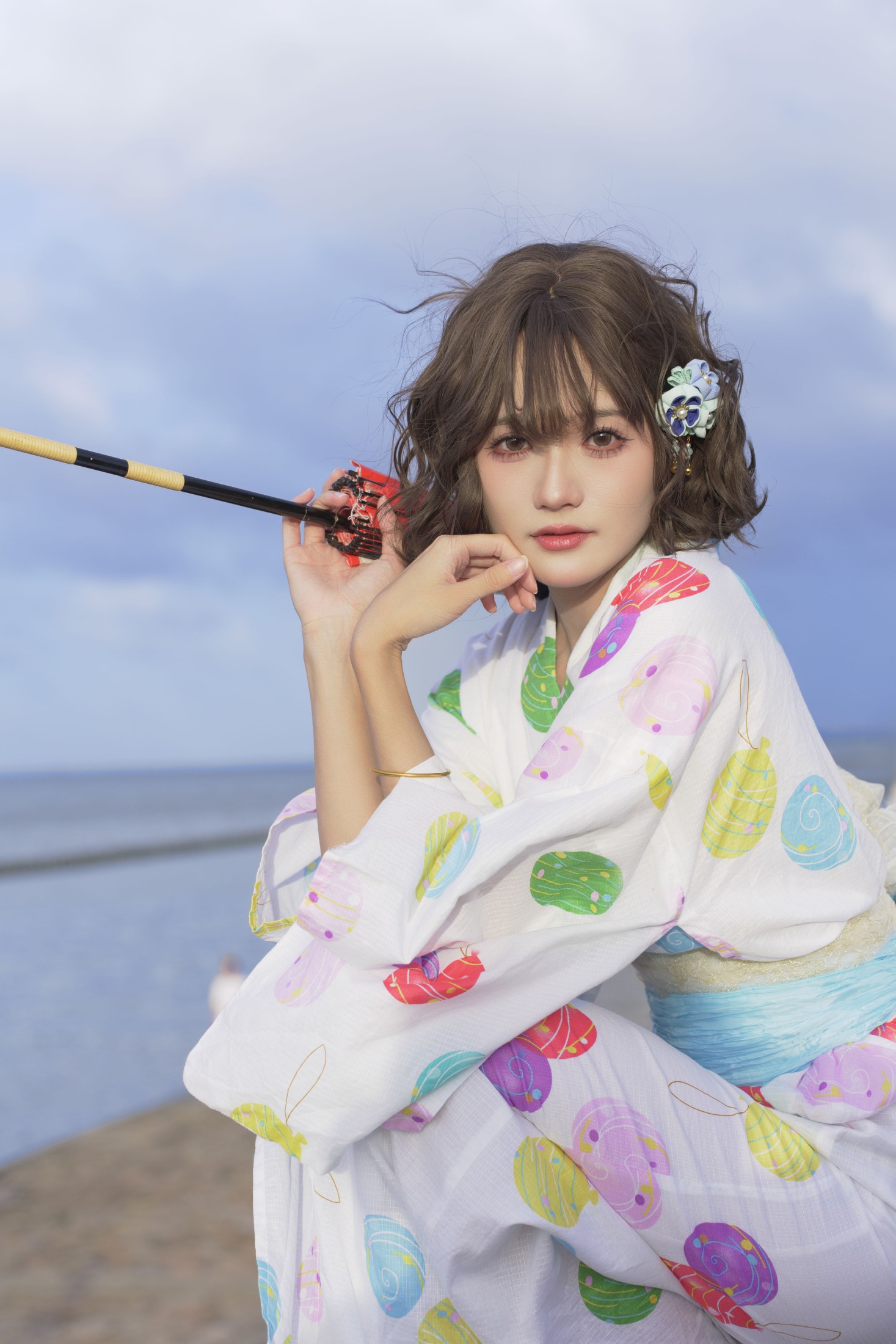 兔子Zzz不吃胡萝卜 – 《日式海边温情》[25P]-66COS