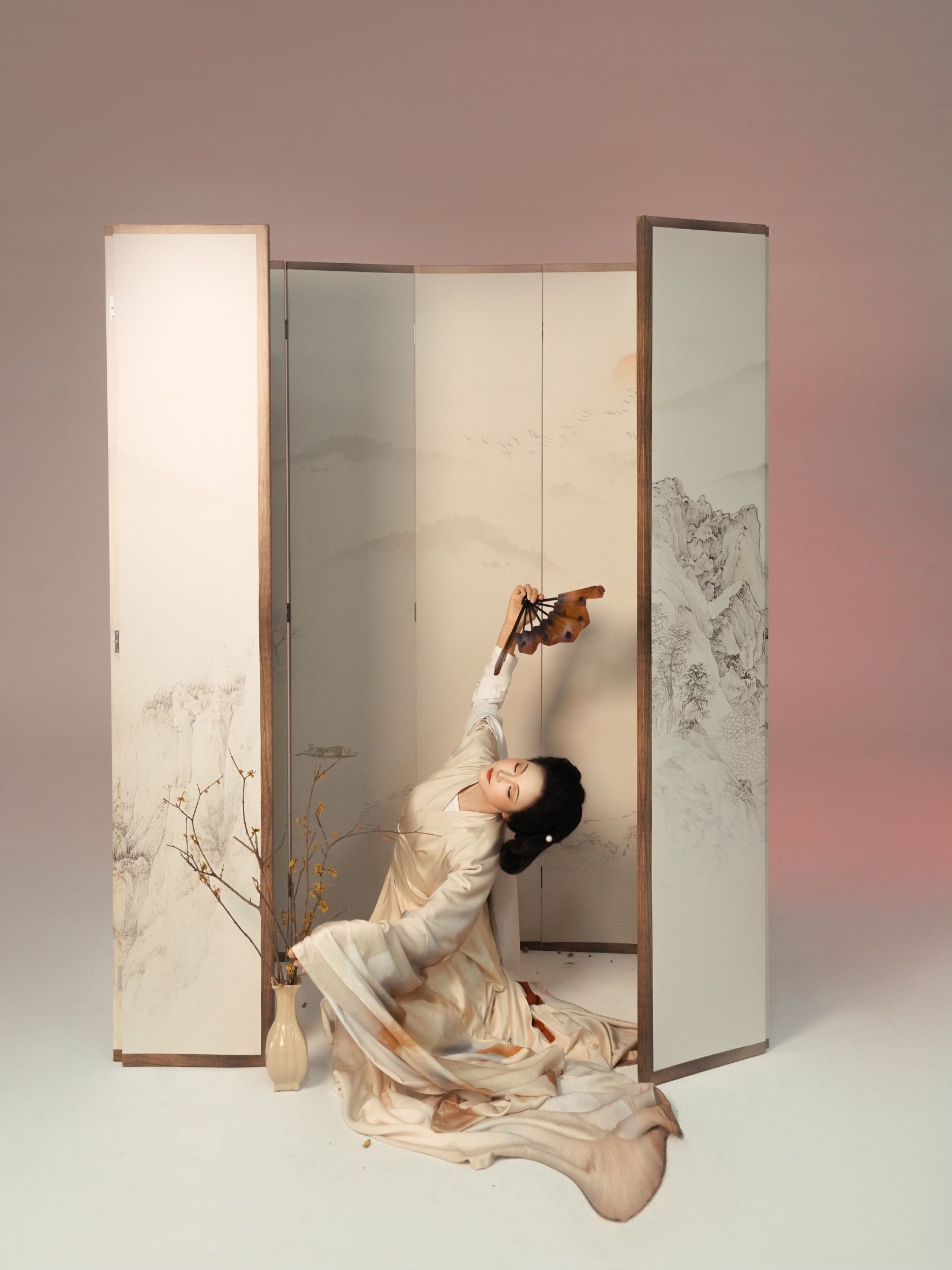 越月 – 《泥人张仿妆》[13P]-66COS