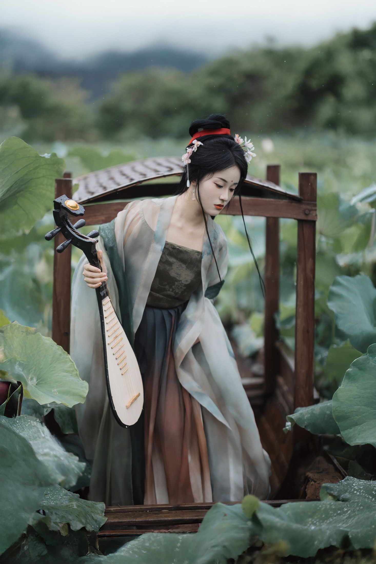 原地掉线去夜闹 – 《雨中采荷》[35P] 插图3