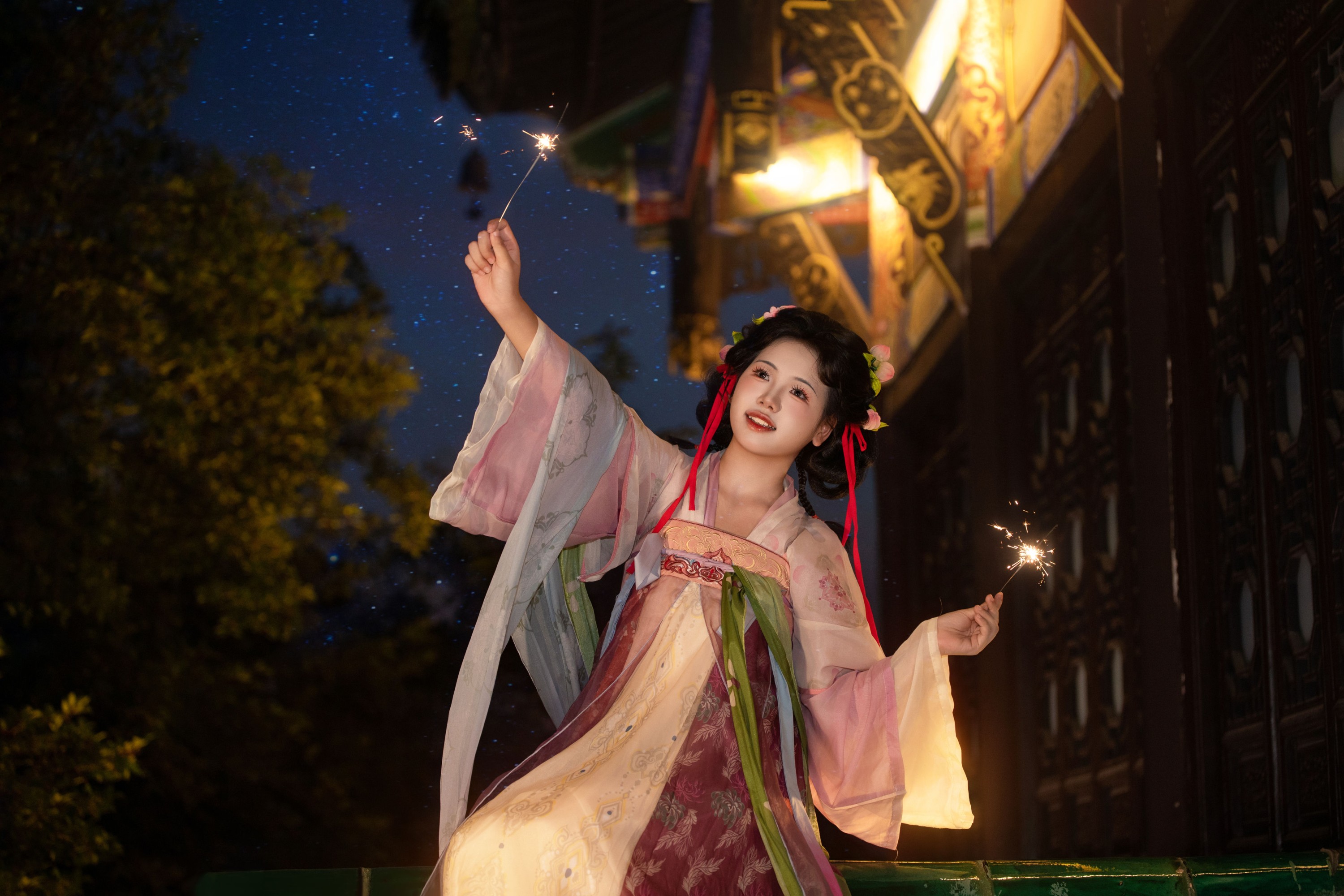 糯米小团子 – 《锦鲤-夜景》[13P] 插图5