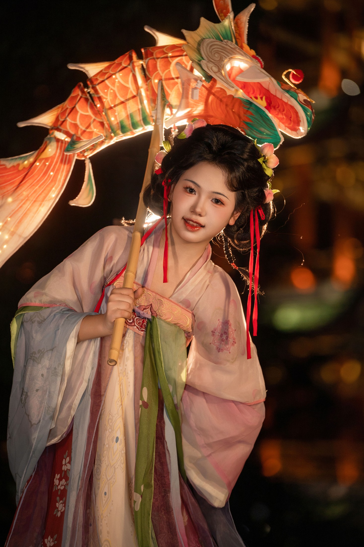 糯米小团子 – 《锦鲤-夜景》[13P] 插图3