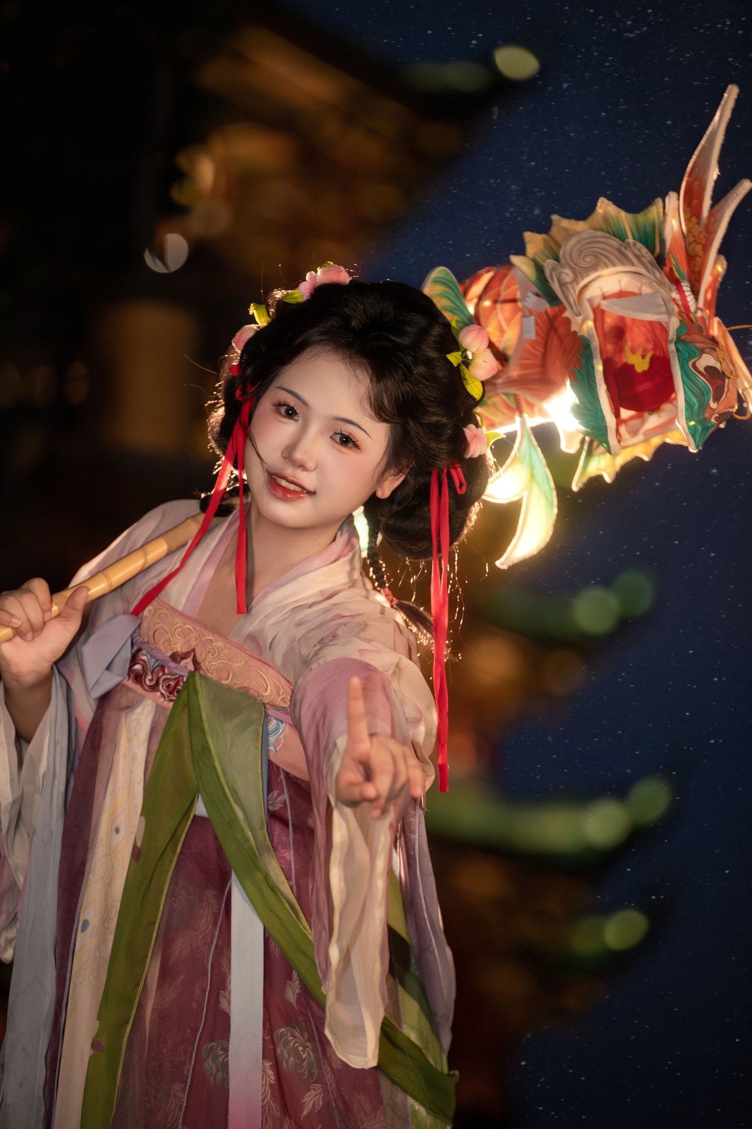 糯米小团子 – 《锦鲤-夜景》[13P] 插图4