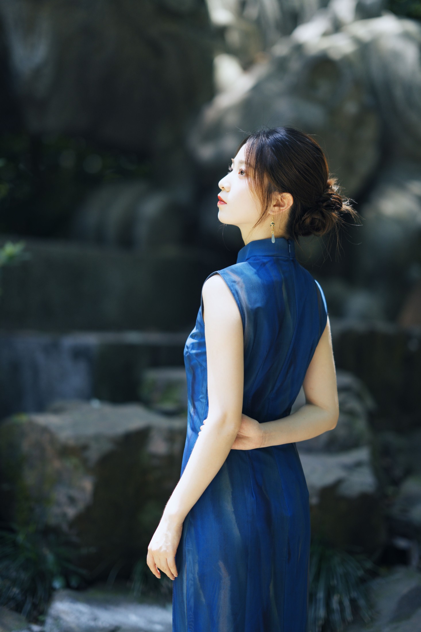 丽丽 – 《蓝色旗袍 虎跑的夏》[53P] 插图3