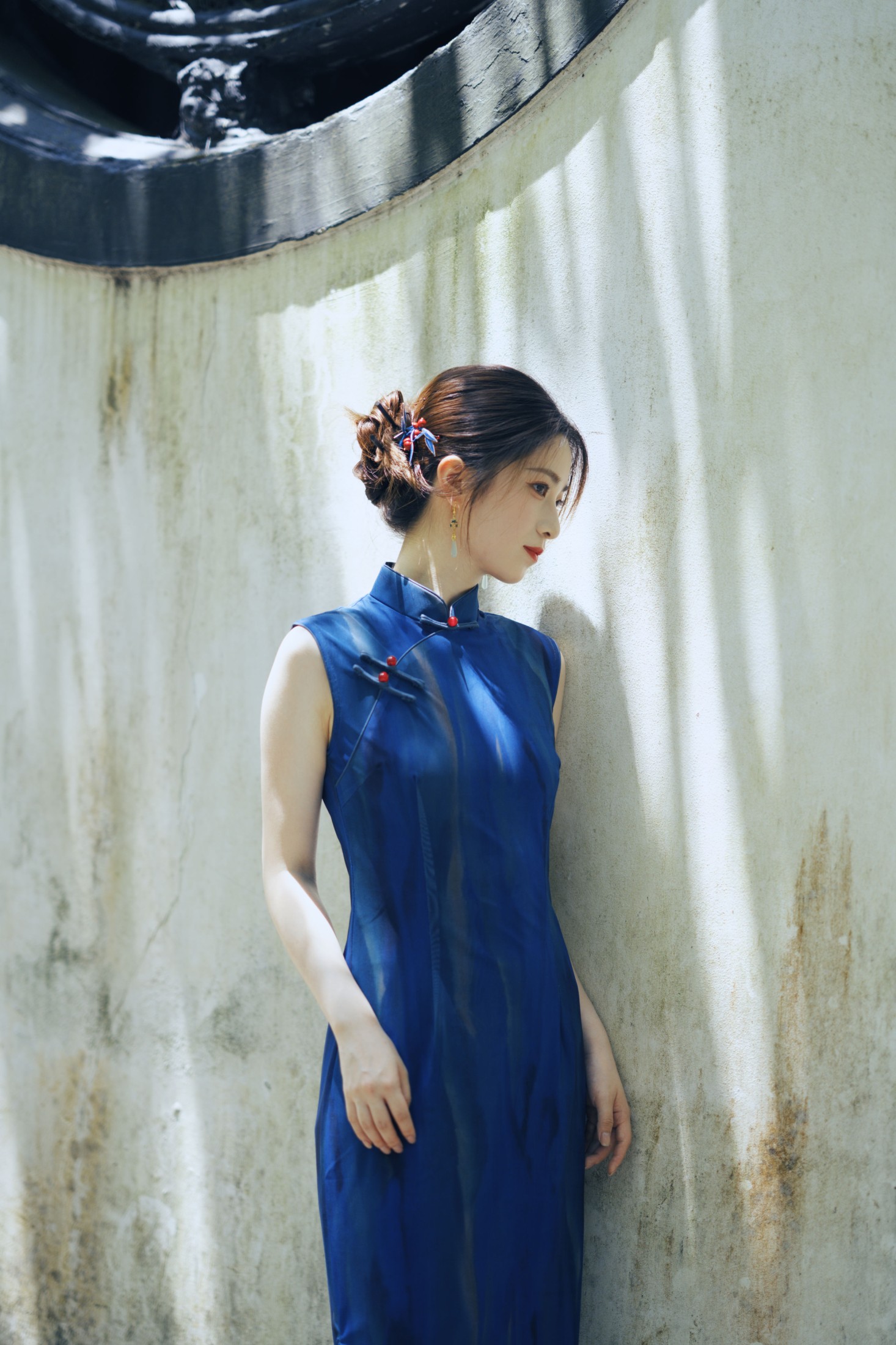 丽丽 – 《蓝色旗袍 虎跑的夏》[53P] 插图5