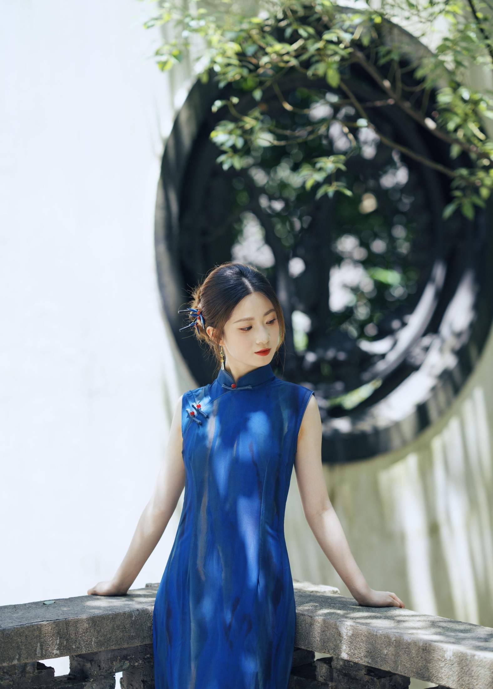 丽丽 – 《蓝色旗袍 虎跑的夏》[53P] 插图2