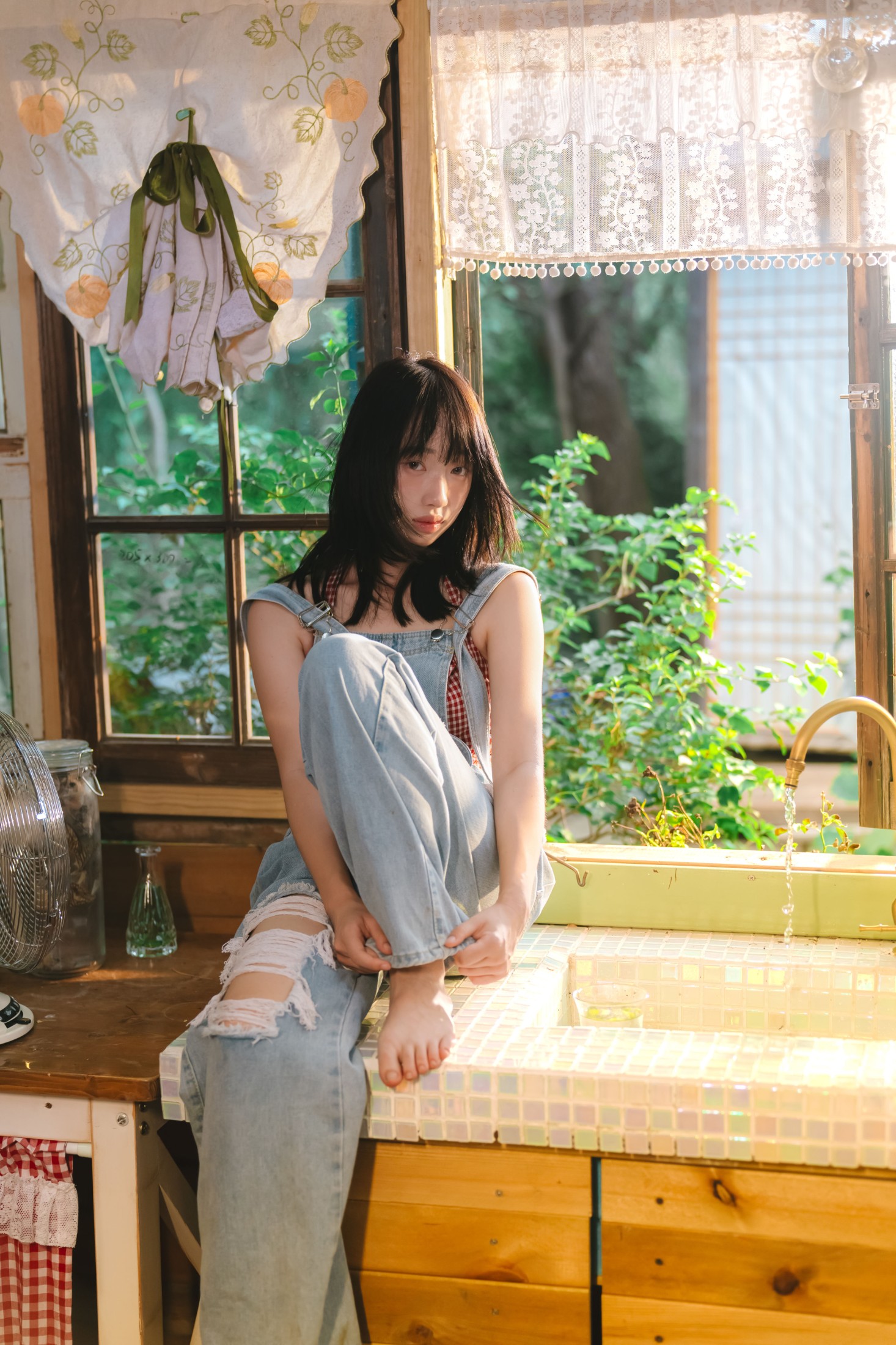 西波吖 – 《小木屋里的时光切片》[19P]-66COS