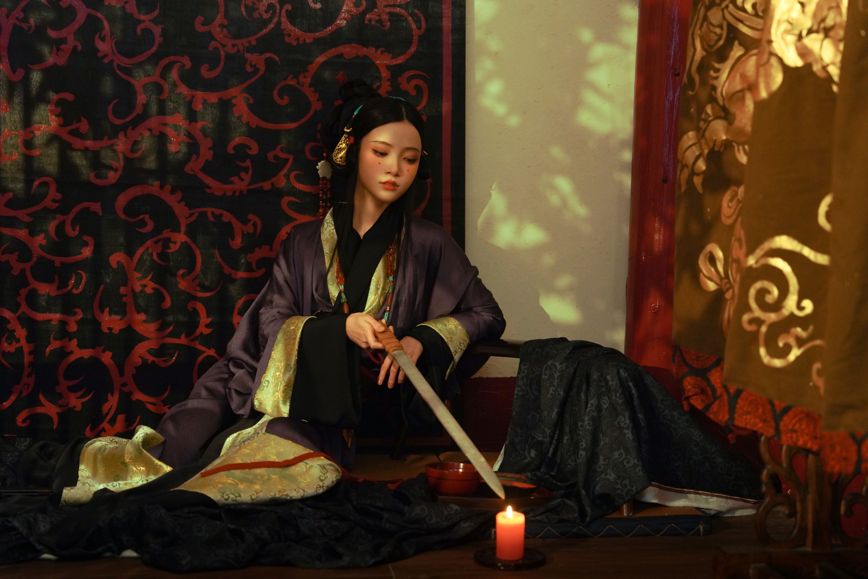 桃迟 – 《长眉红妆，幽微烛火》[14P] 插图5