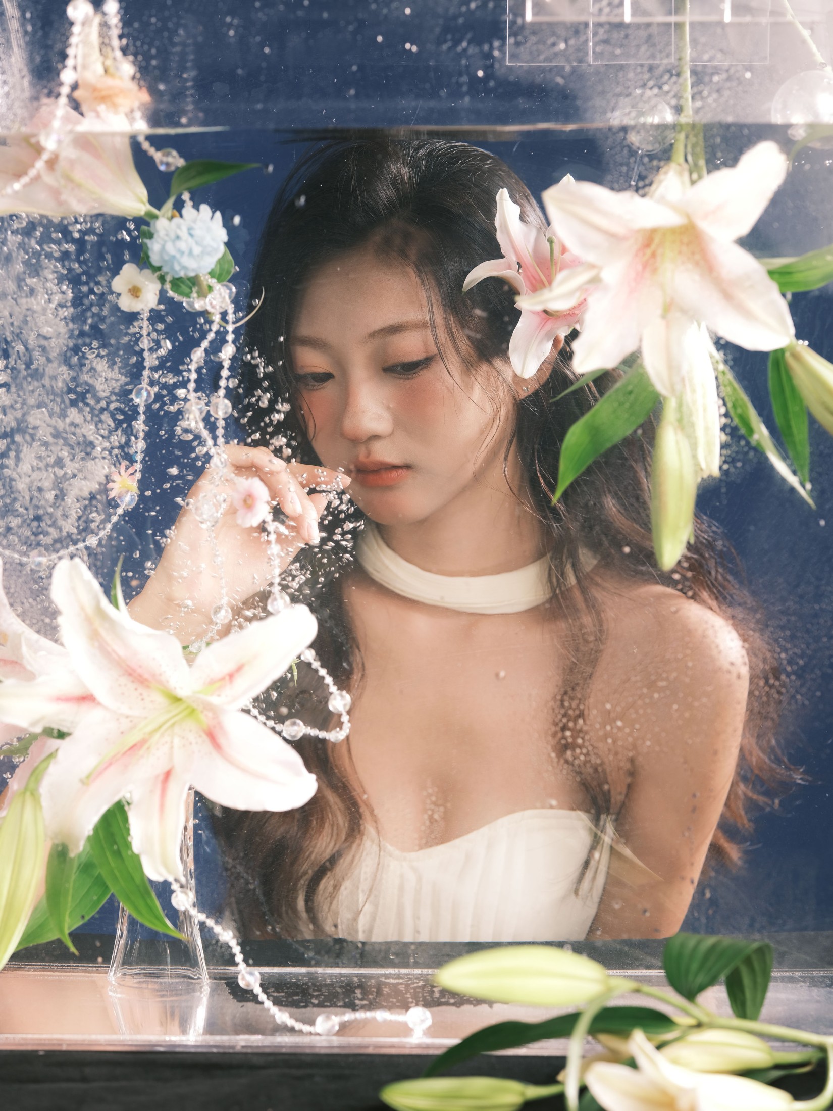 鲨鱼牙 – 《水中花梦》[15P]-66COS