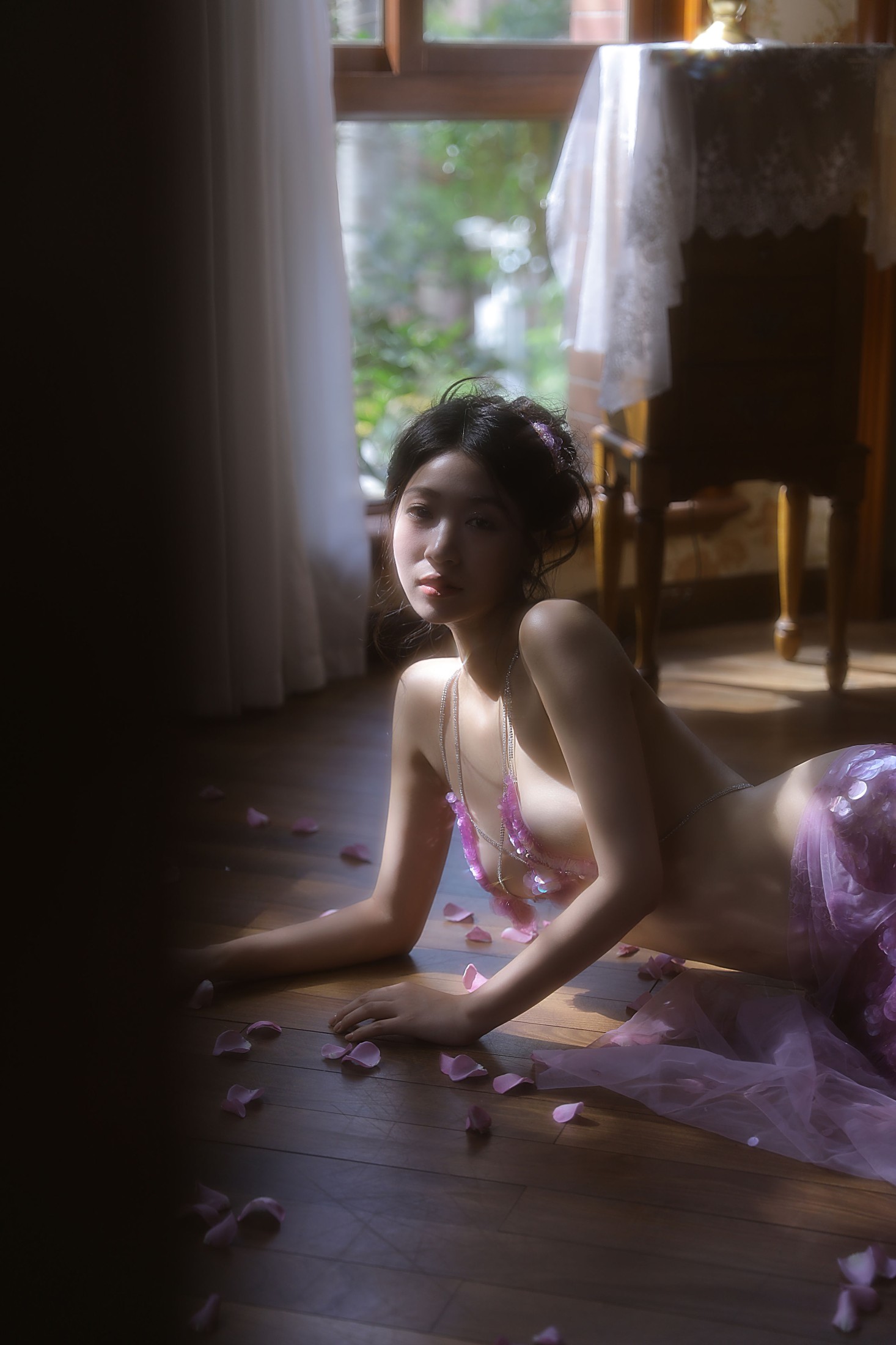 鹿尾儿儿 – 《紫》[13P]-66COS