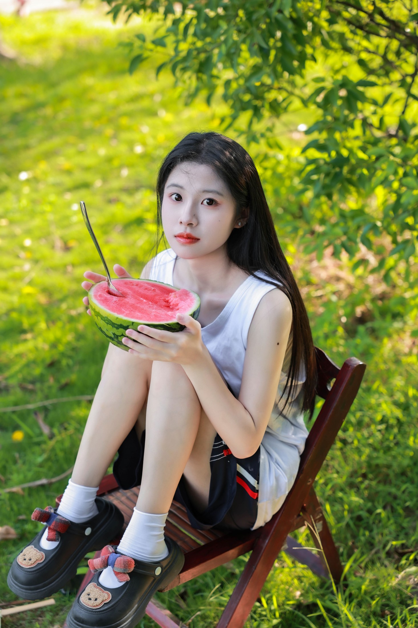 湉懒懒. – 《西瓜味的夏天》[42P]-66COS