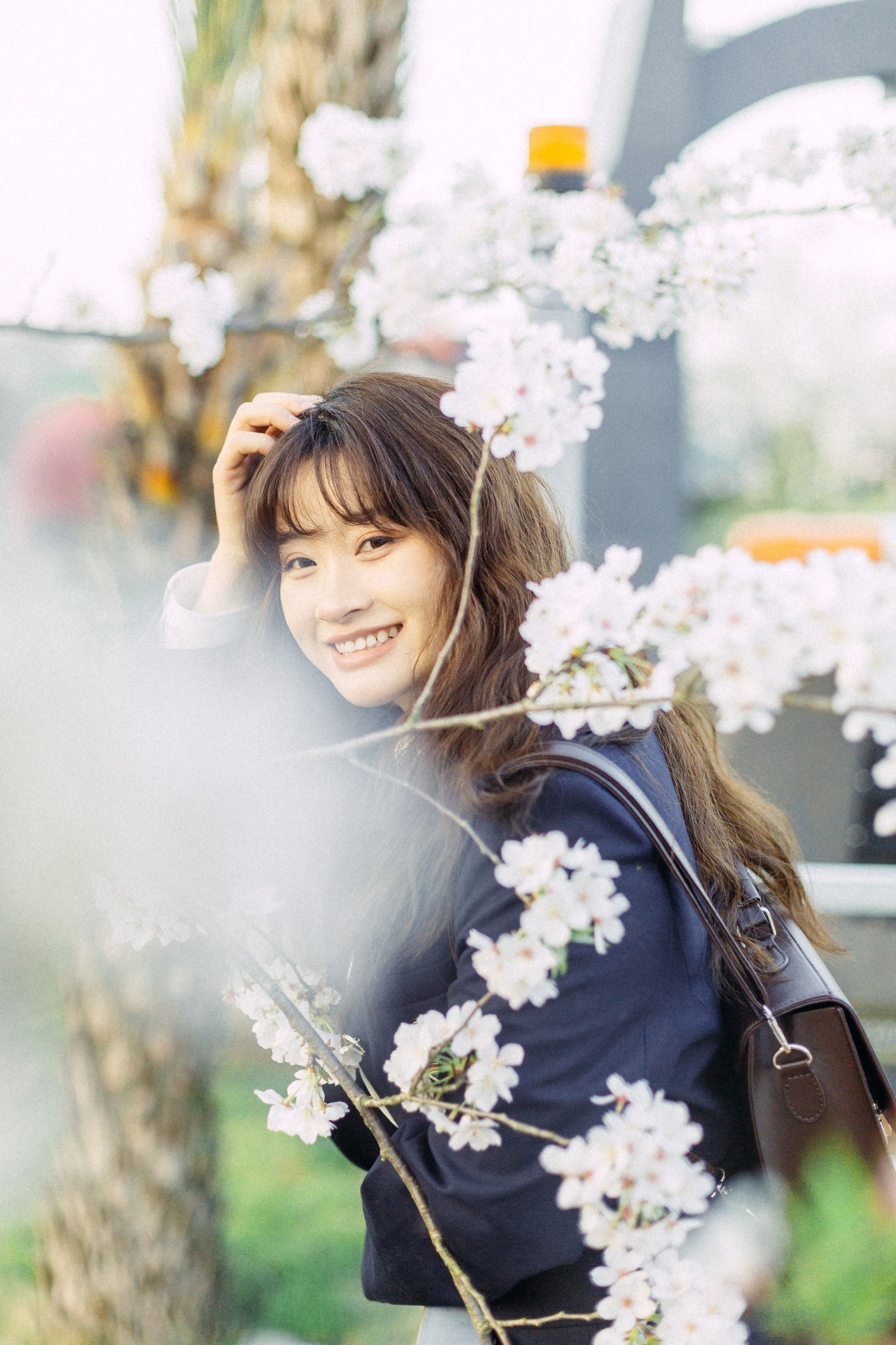 是三三吖 – 《樱花树下》[18P]-66COS