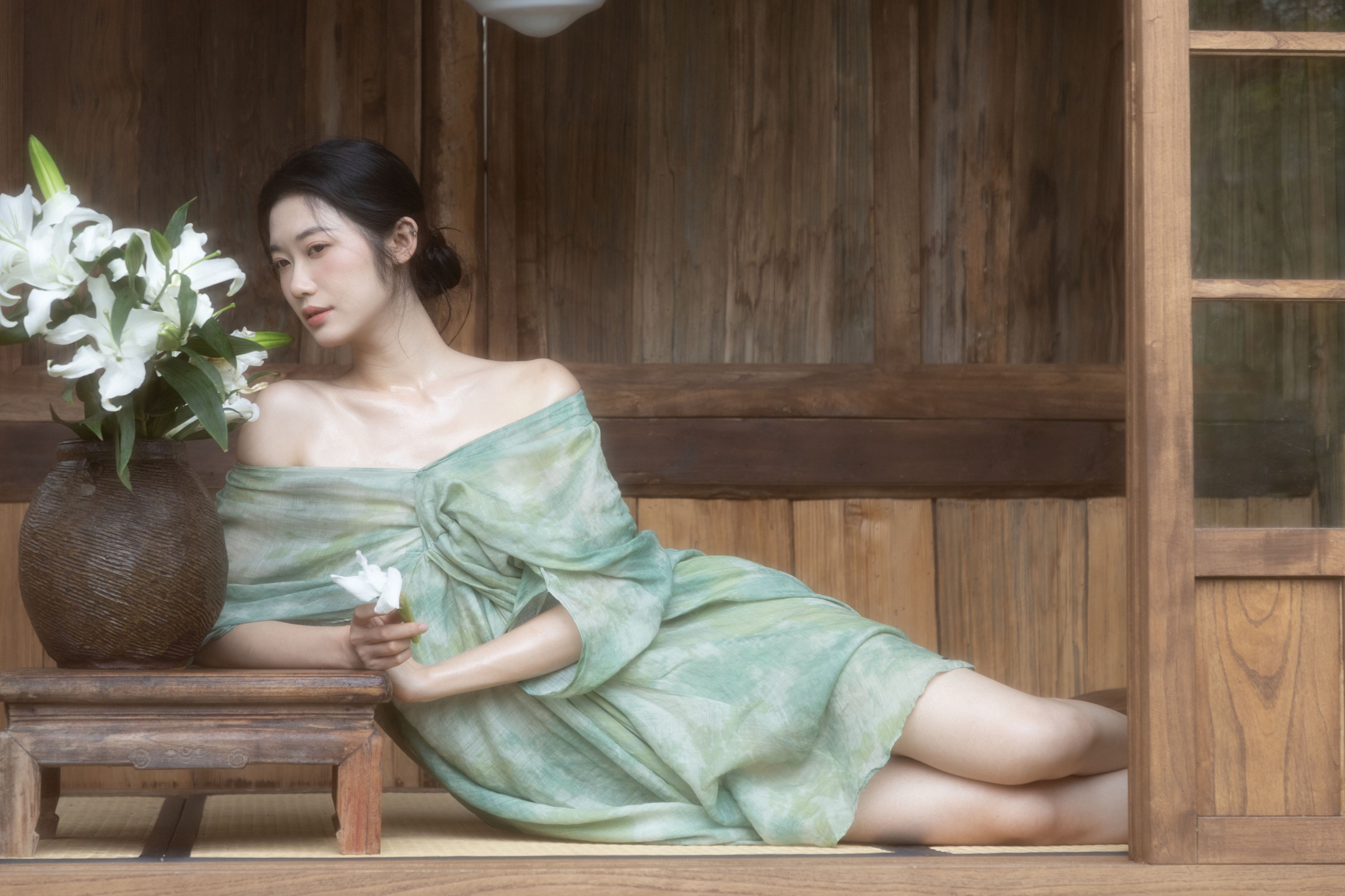 费里妮妮 – 《竹林、少女和新中式》[18P]-66COS