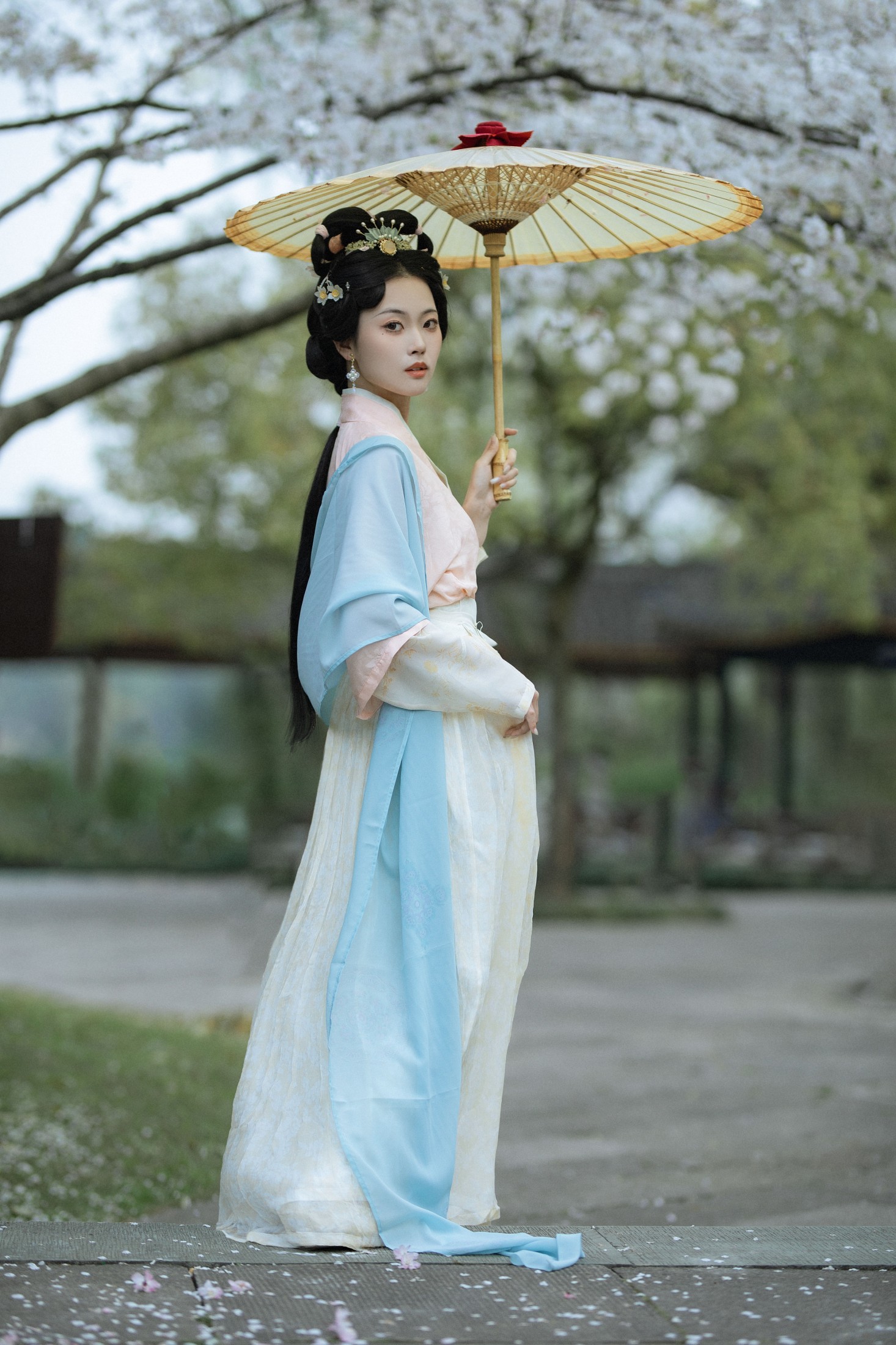 汀贰 – 《樱花汉服》[13P] 插图5