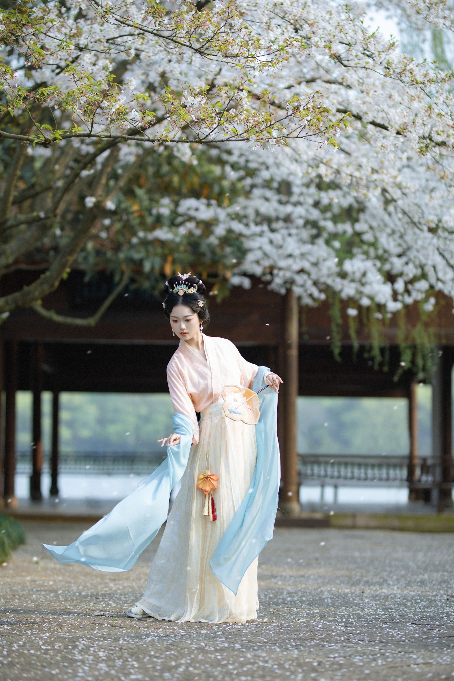 汀贰 – 《樱花汉服》[13P]-66COS