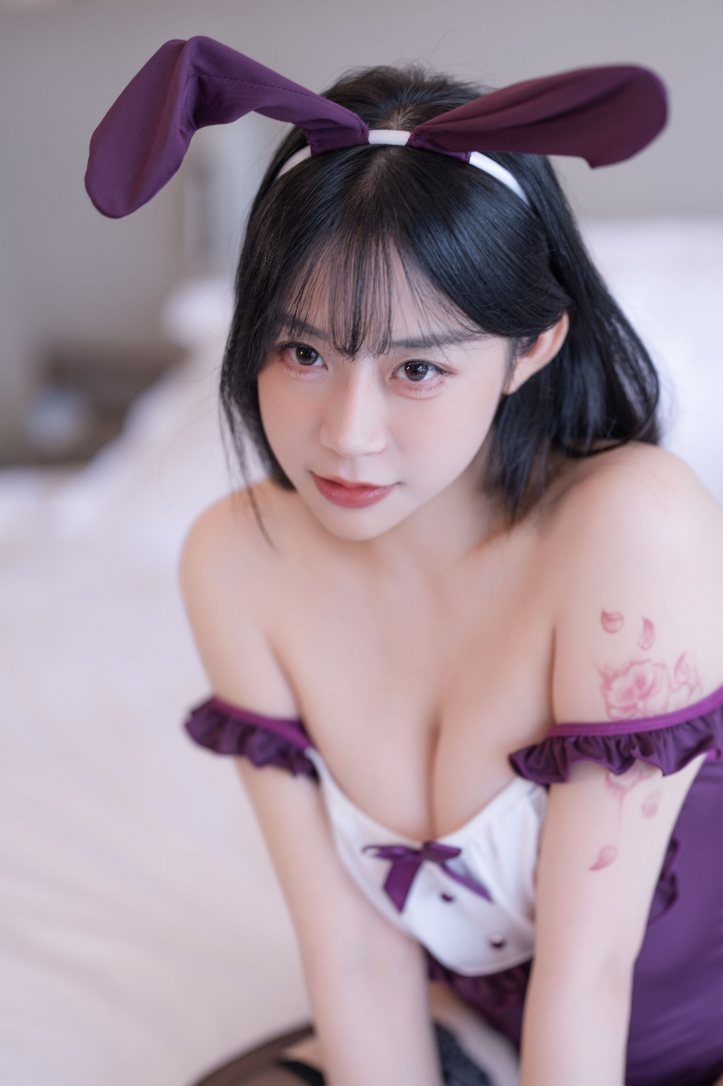 一元同学Jodie – 《紫调兔耳，邂逅温柔》[57P] 插图5