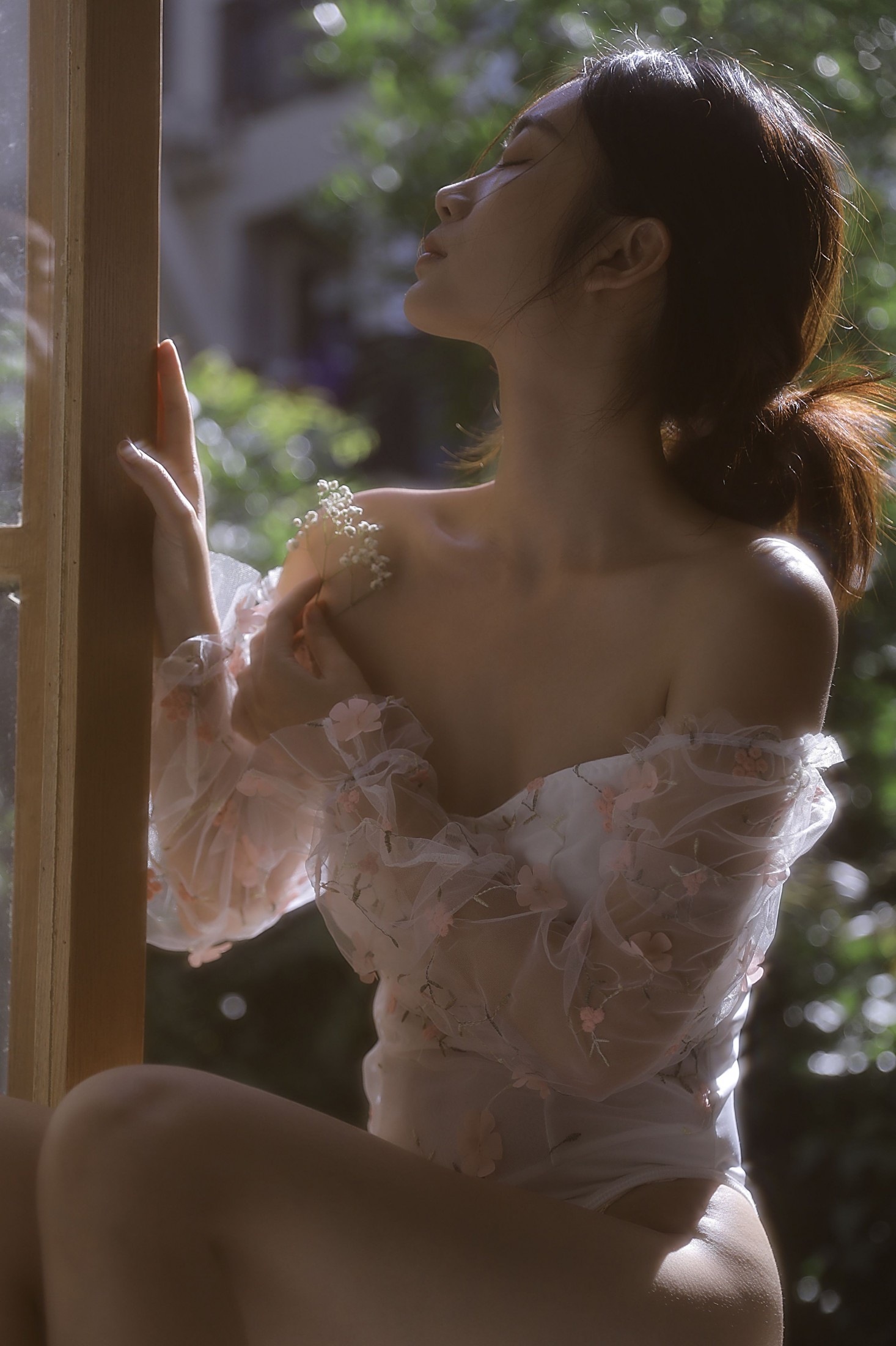 六六 – 《窗边心事》[15P]-66COS