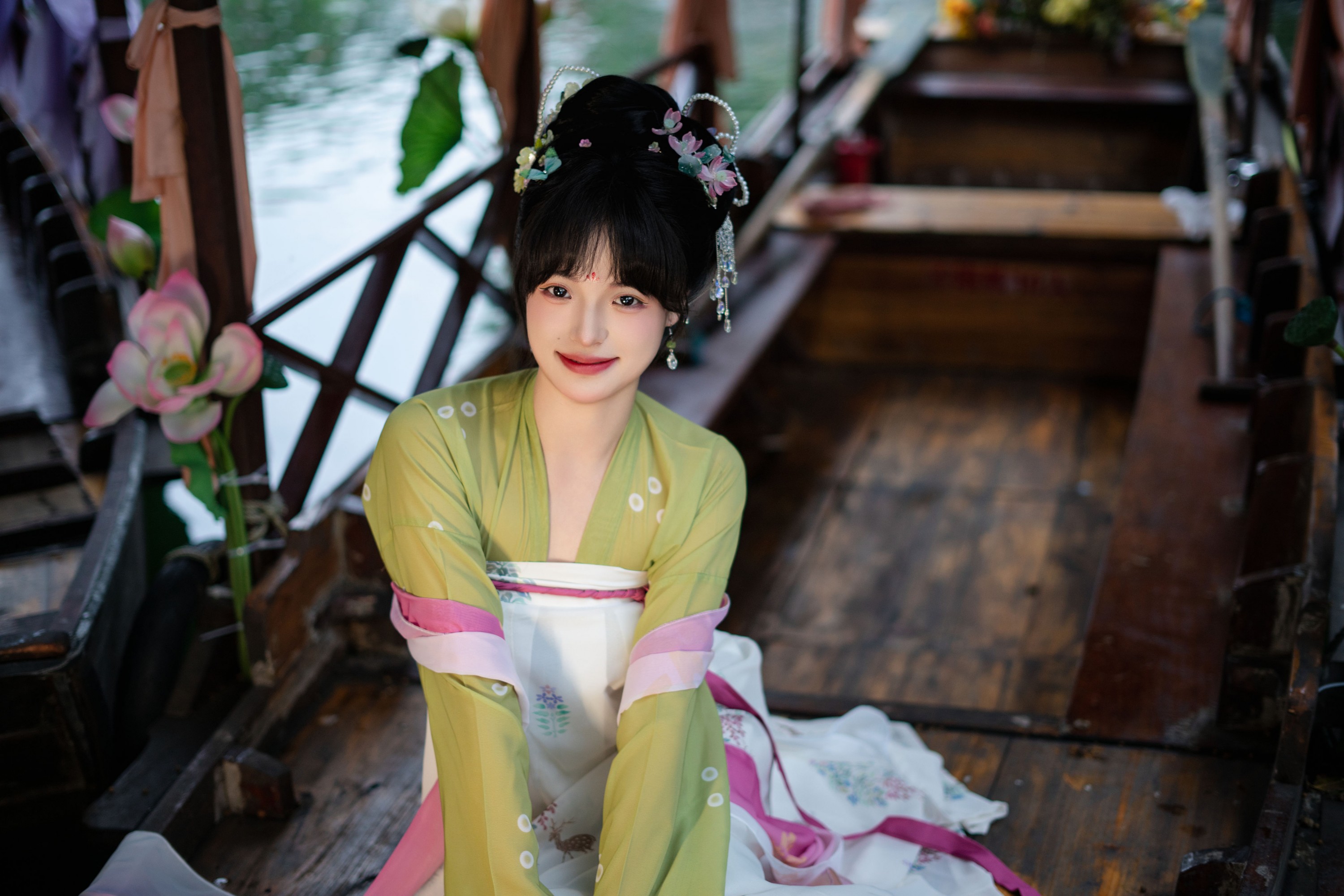 嘉琪 – 《荷花小仙女》[17P]-66COS