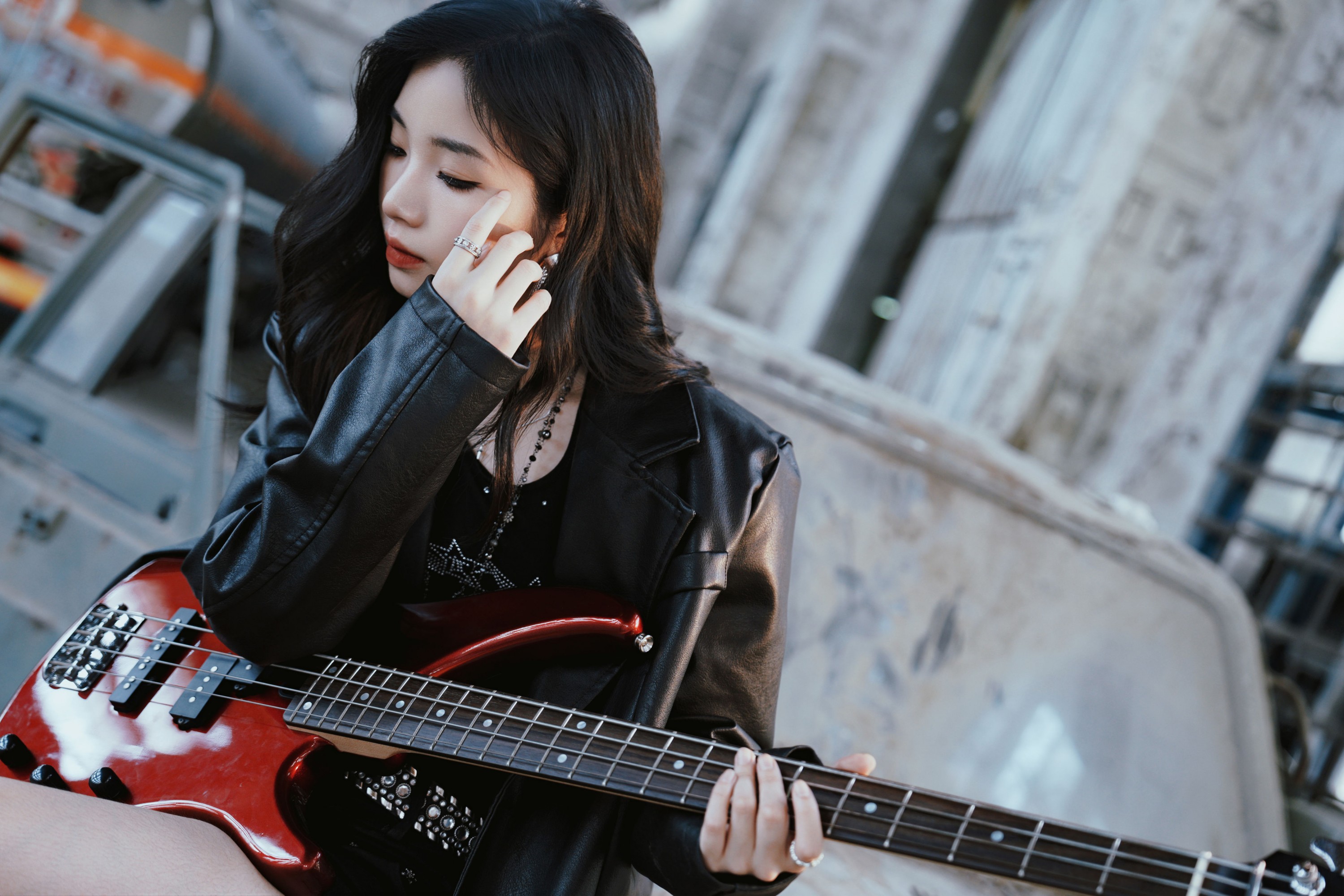 透明鱼yu – 《摇滚写真》[15P] 插图4