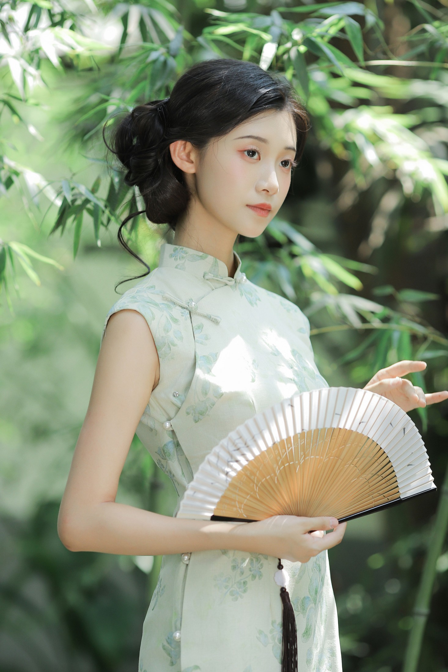 一口烧麦 – 《竹影斑驳》[18P]-66COS
