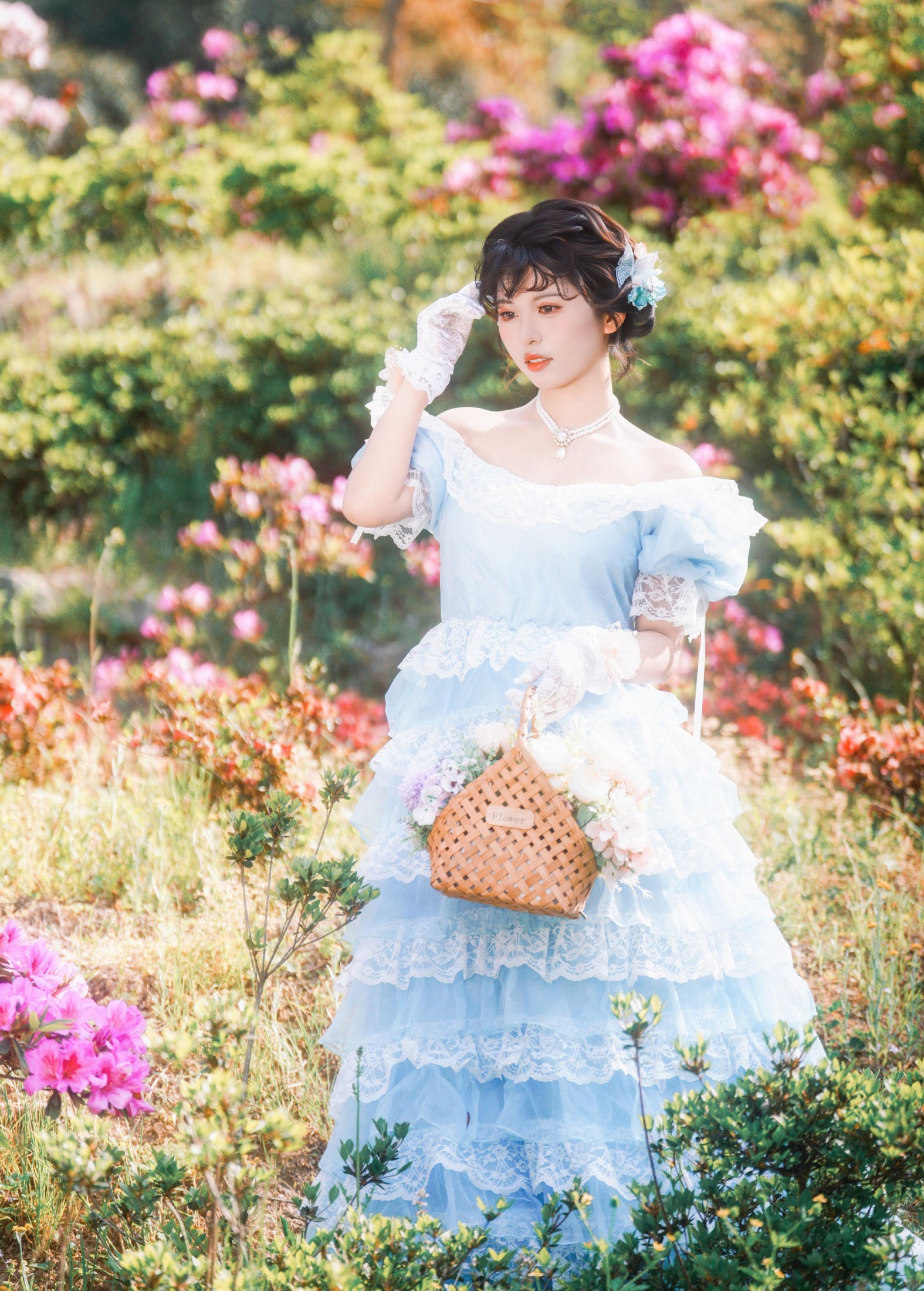 桂花鸭 – 《法式人像-杜鹃花写真》[21P] 插图2