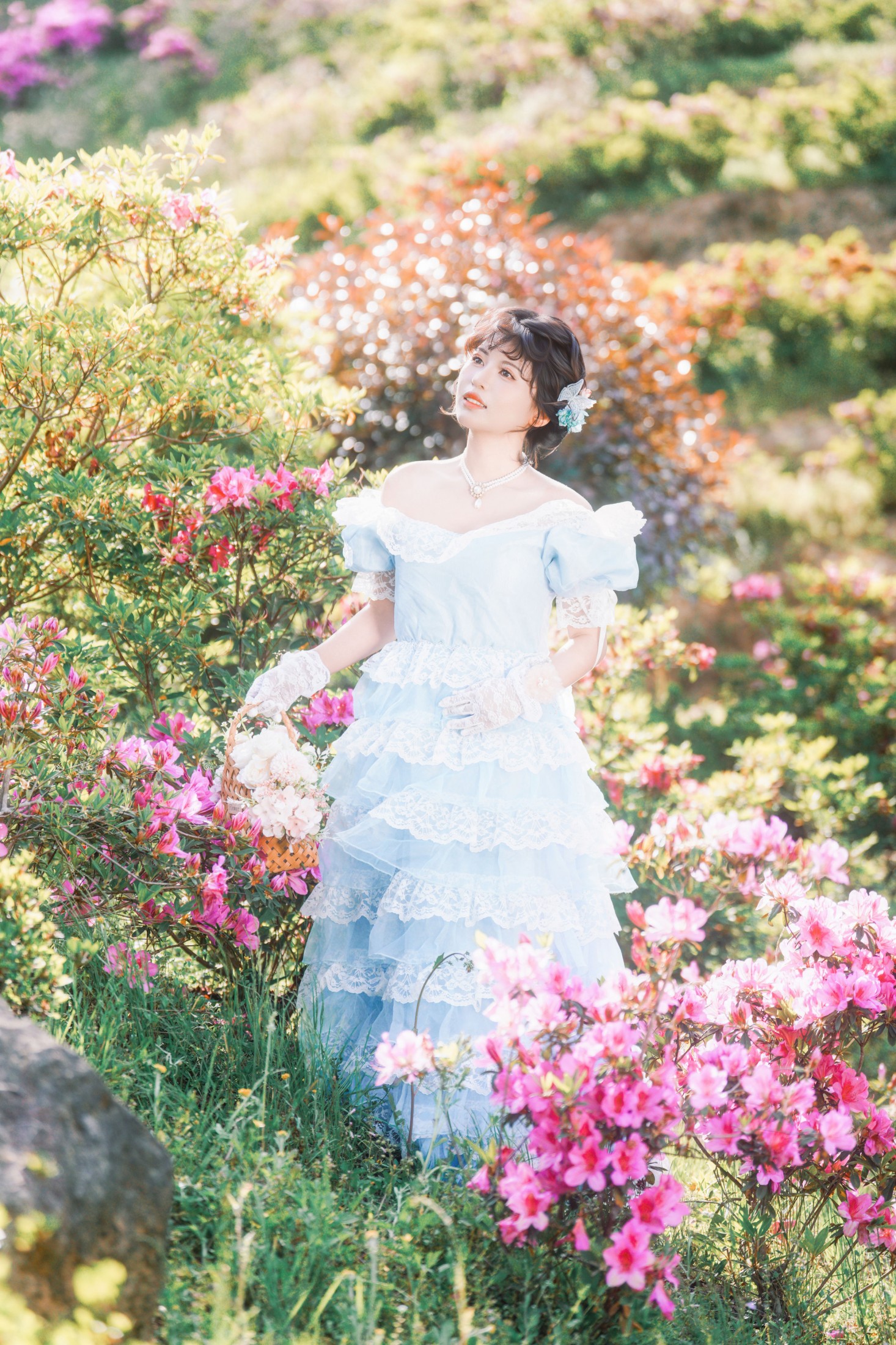 桂花鸭 – 《法式人像-杜鹃花写真》[21P] 插图3