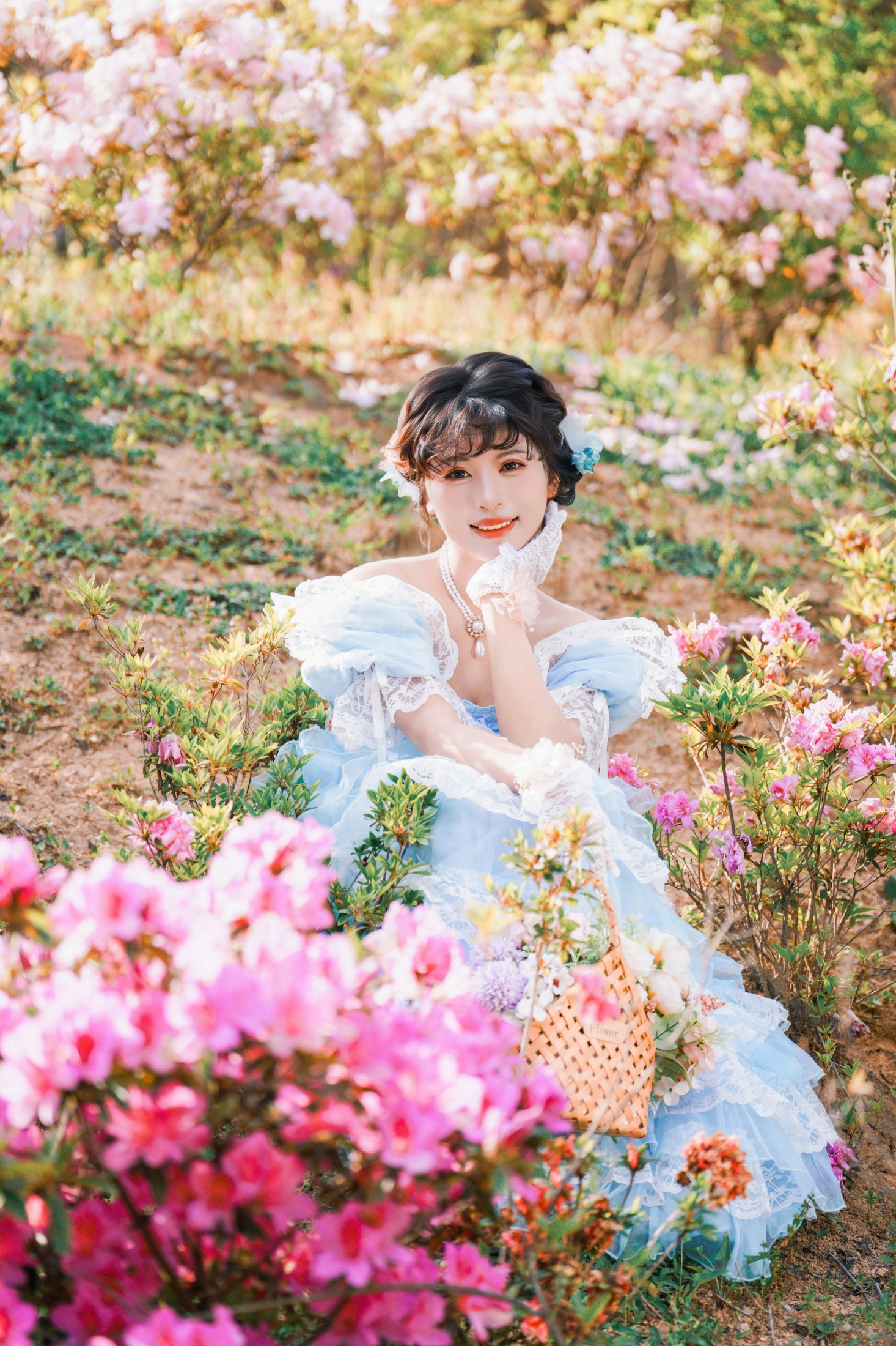 桂花鸭 – 《法式人像-杜鹃花写真》[21P] 插图5