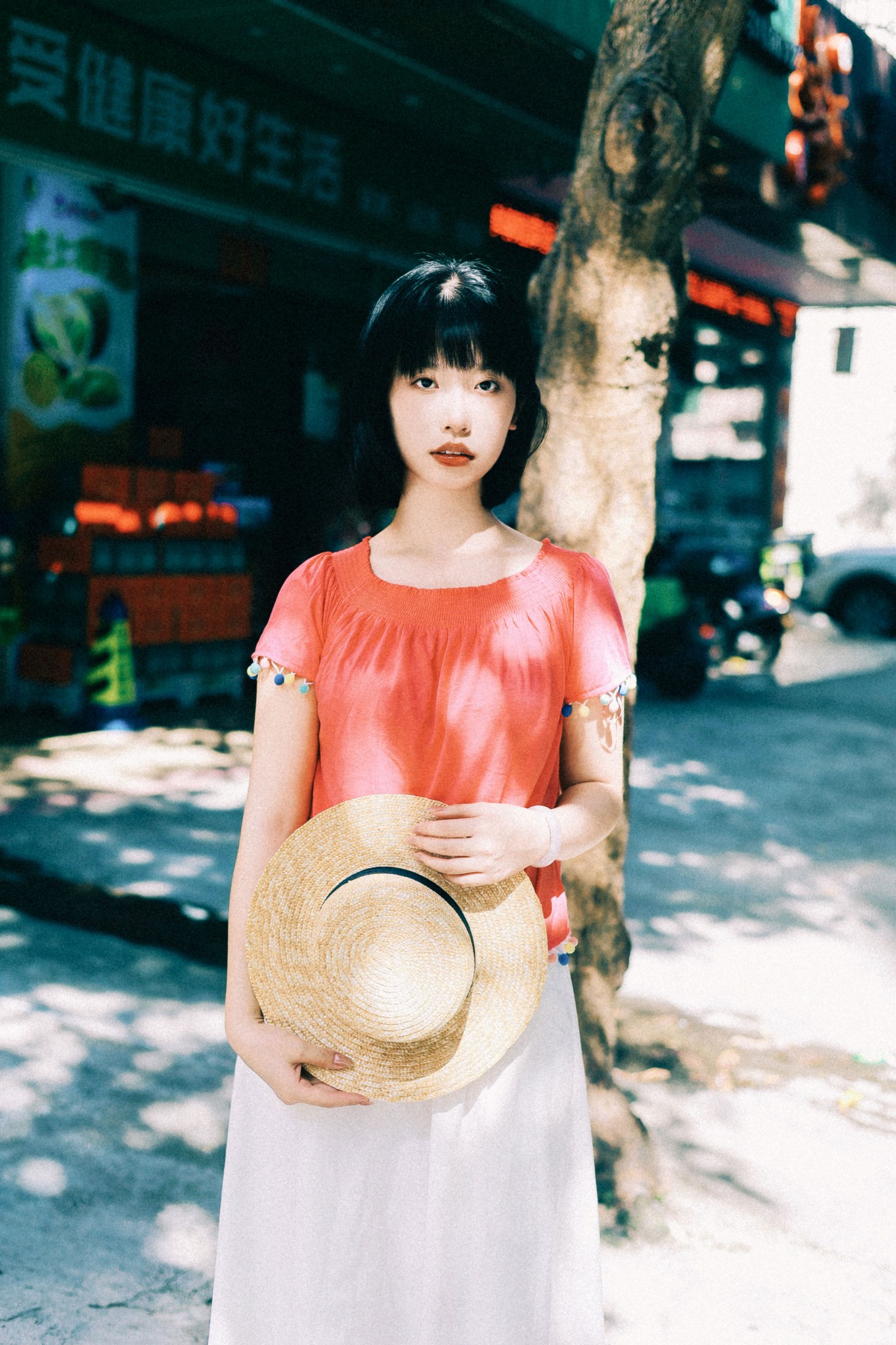 陈橙二 – 《小城夏天》[28P]-66COS