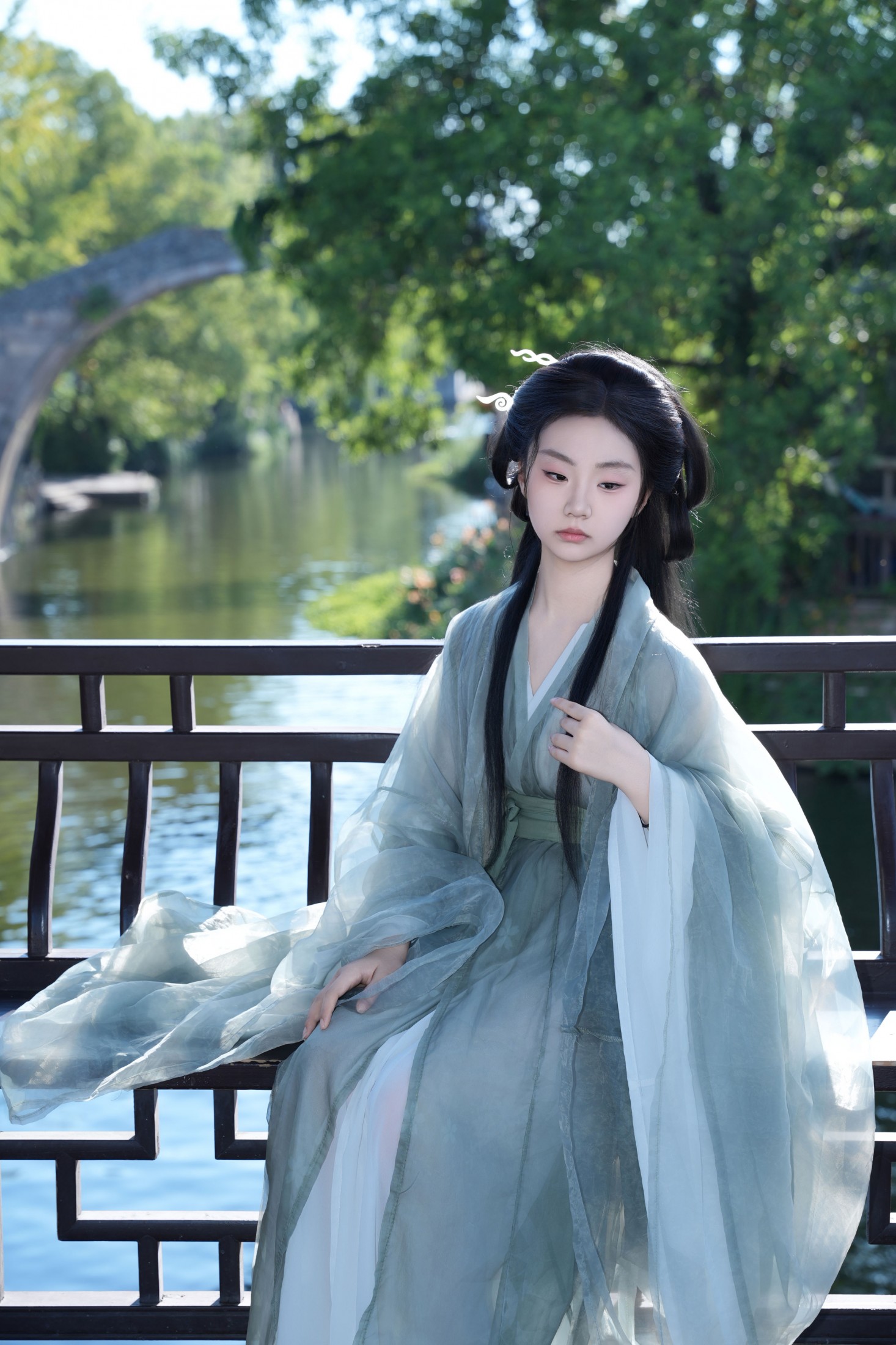 青青 – 《清冷风汉服》[11P]-66COS