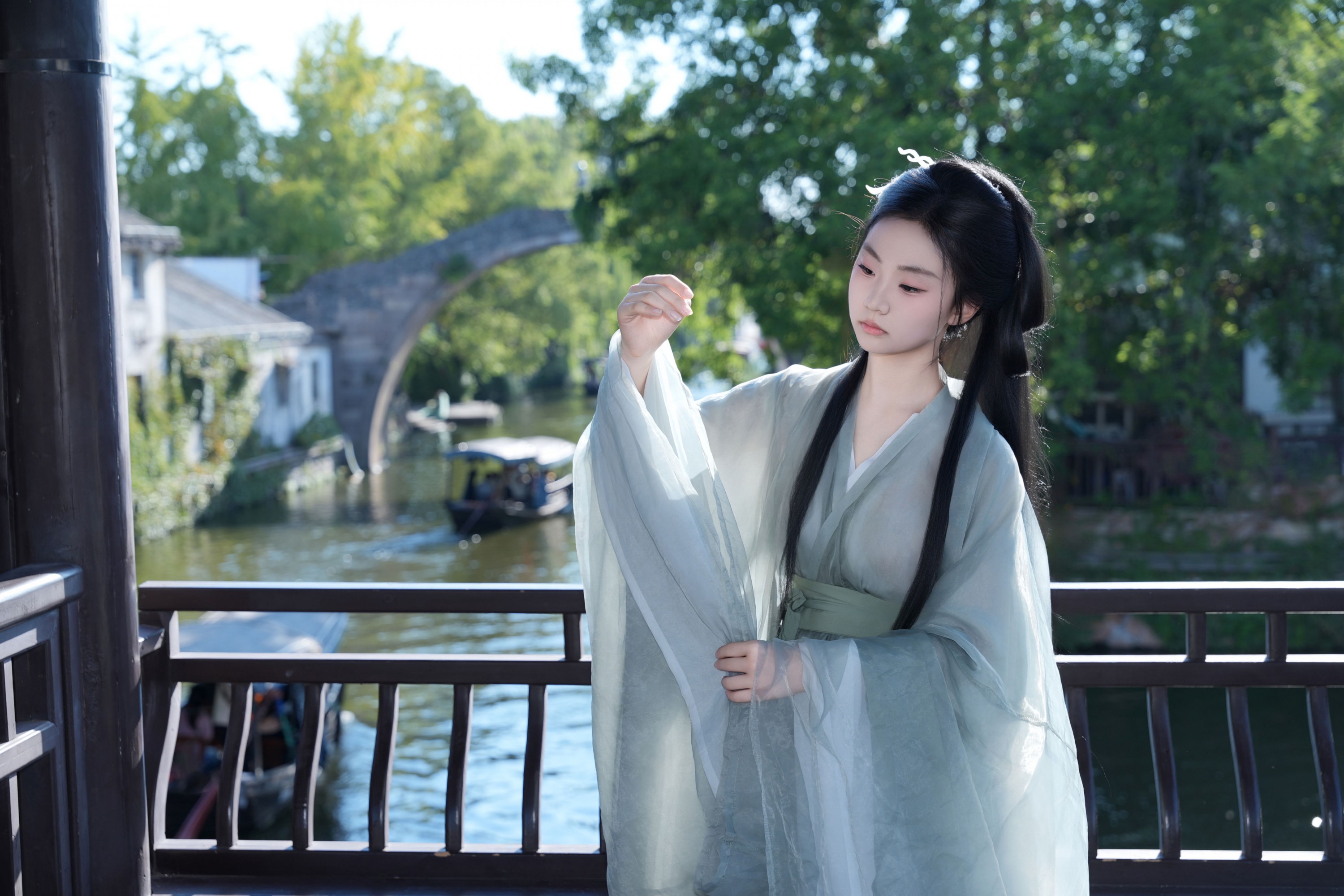 青青 – 《清冷风汉服》[11P] 插图5