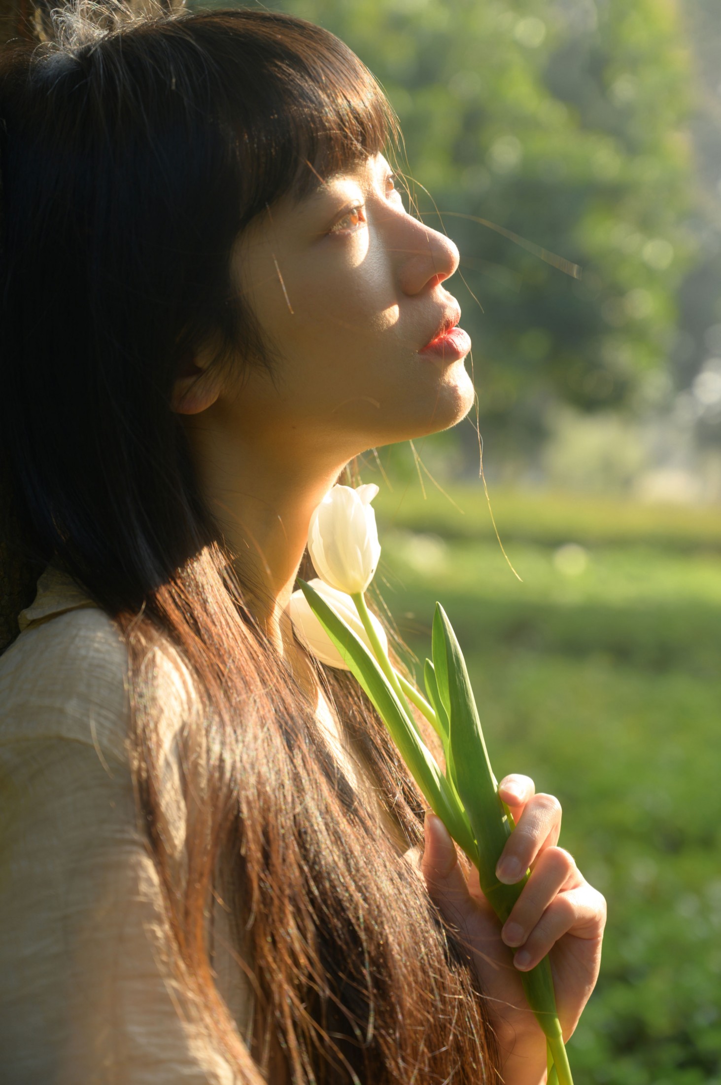 山野小果 – 《光与郁金香》[20P]-66COS