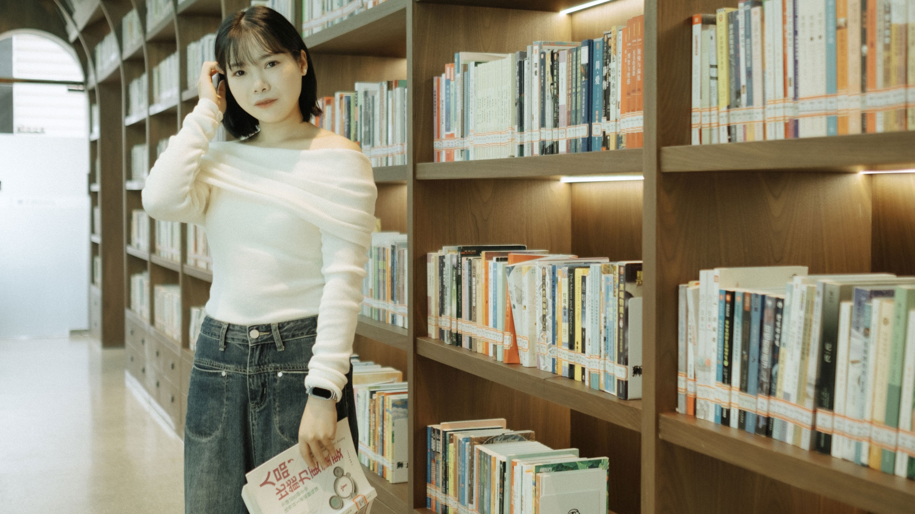 Y～ – 《午后图书馆》[26P]-66COS