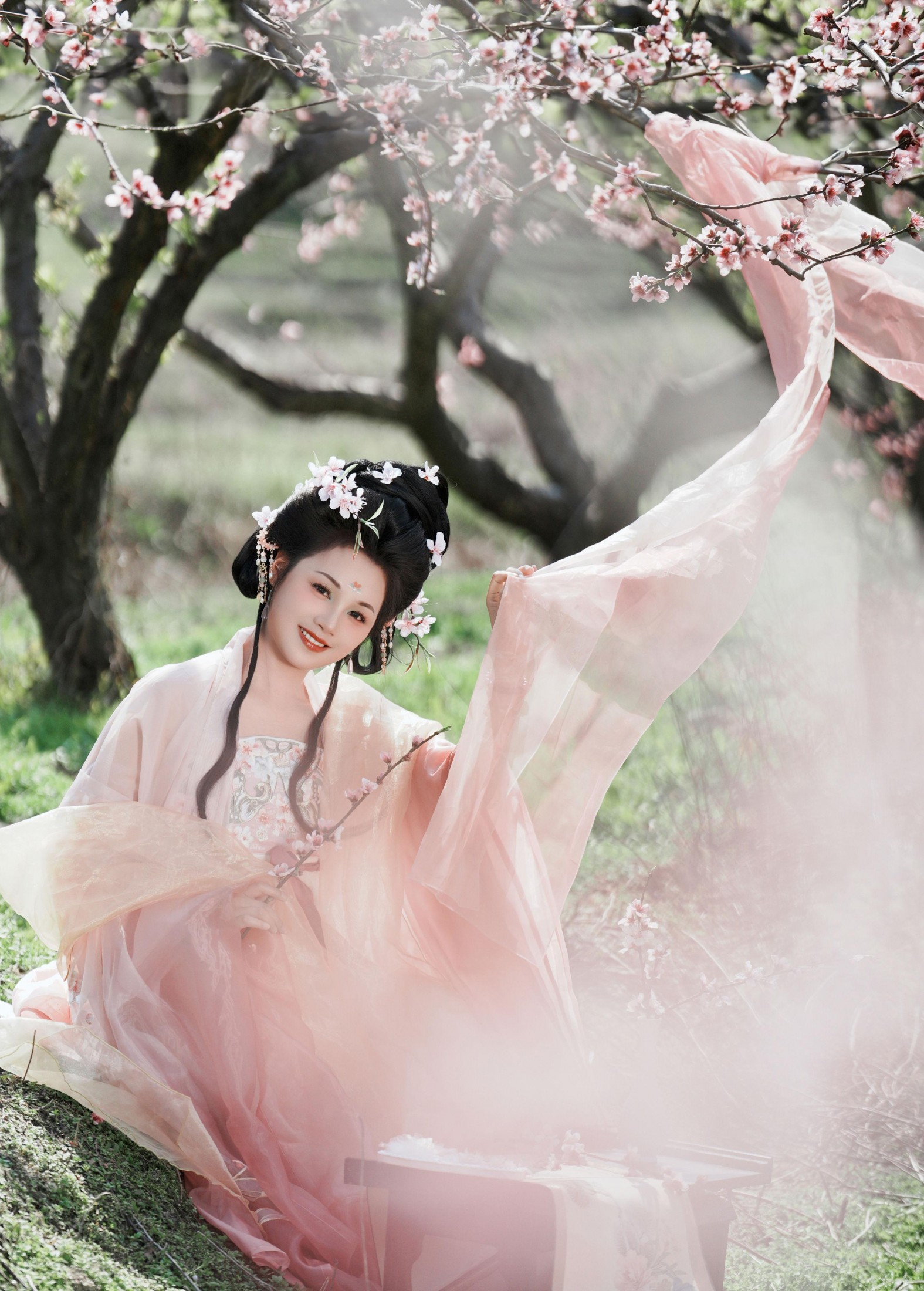 泱泱泱呀 – 《桃花古风人像拍摄》[20P] 插图2