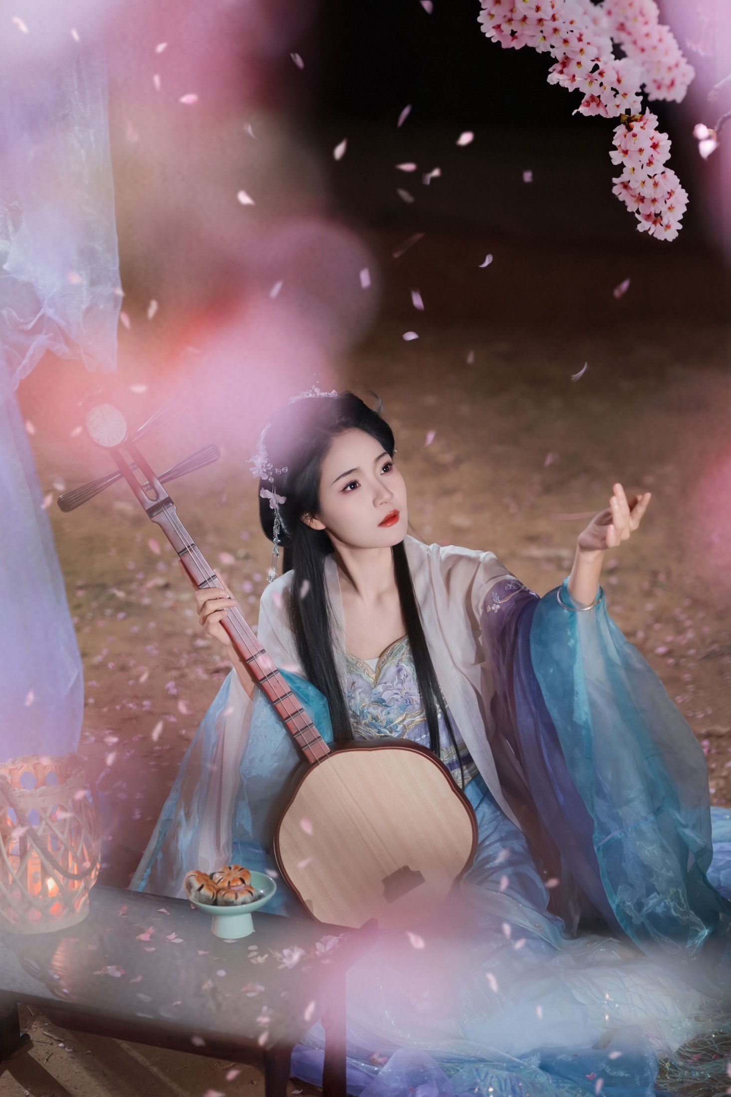 南栀nz – 《夜樱古风人像拍摄》[14P]-66COS